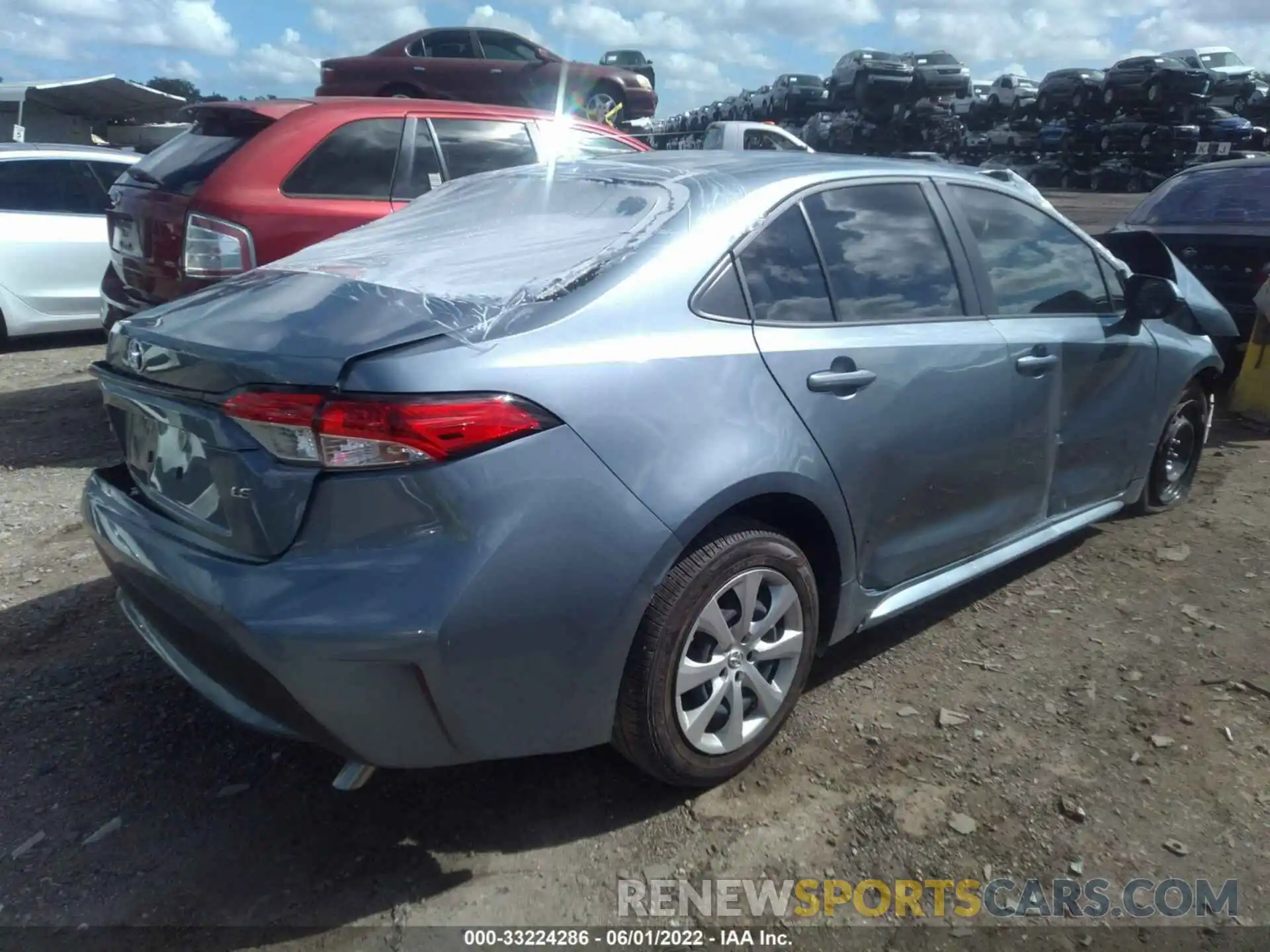 4 Photograph of a damaged car JTDEPRAE4LJ114579 TOYOTA COROLLA 2020