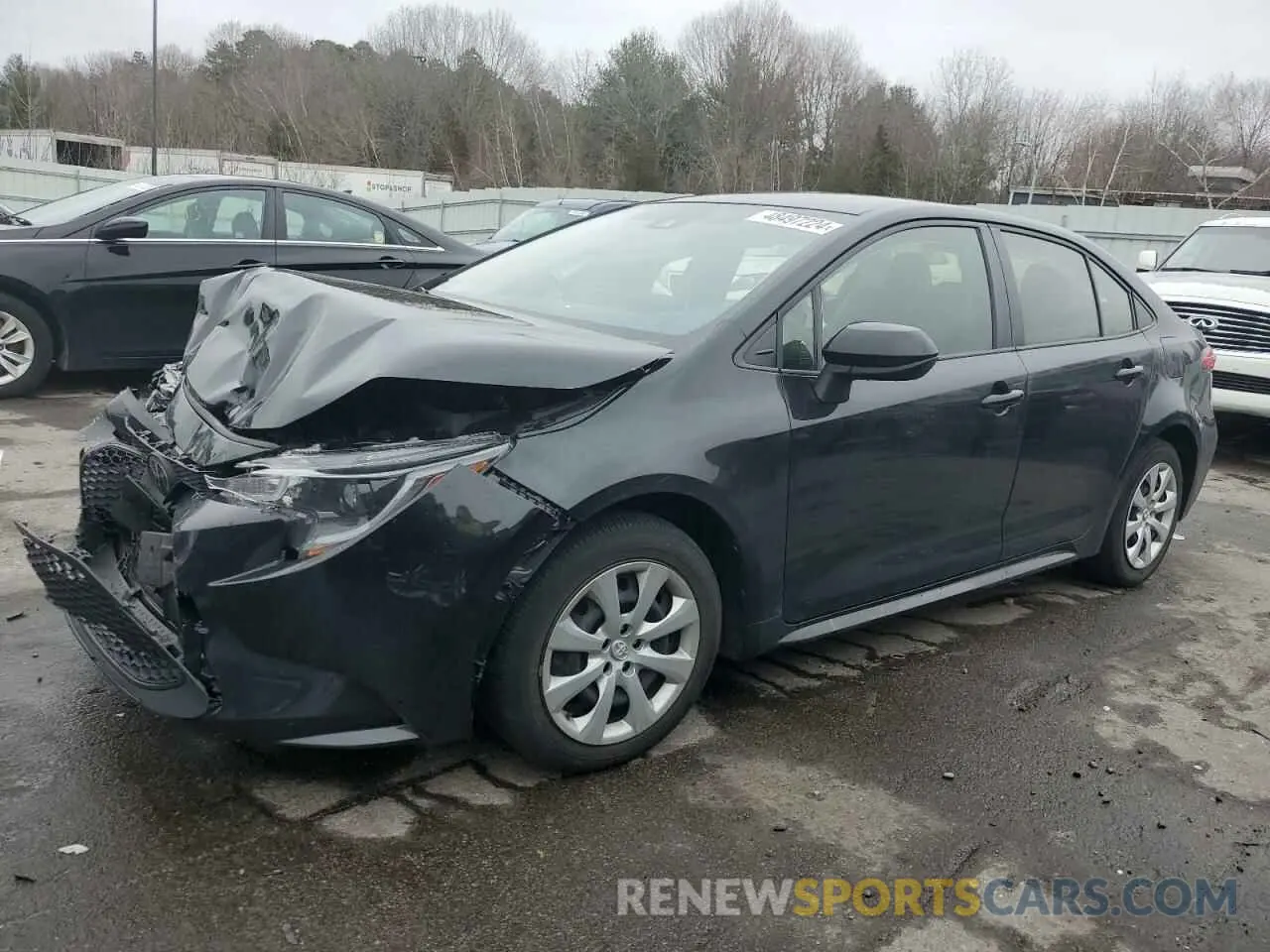 1 Photograph of a damaged car JTDEPRAE4LJ115828 TOYOTA COROLLA 2020
