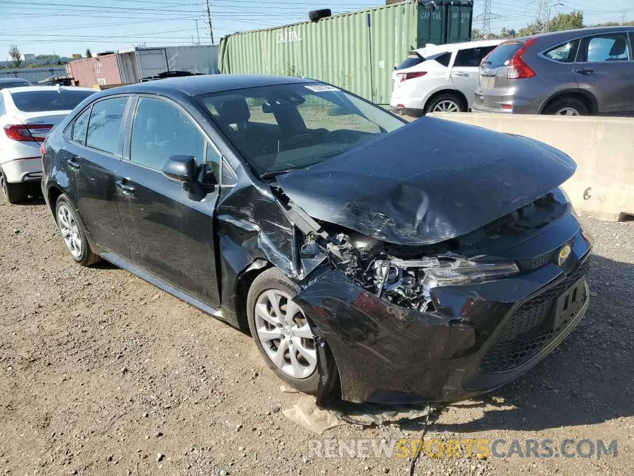 4 Photograph of a damaged car JTDEPRAE4LJ117191 TOYOTA COROLLA 2020