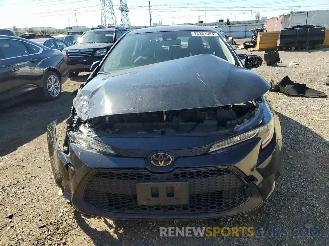 5 Photograph of a damaged car JTDEPRAE4LJ117191 TOYOTA COROLLA 2020