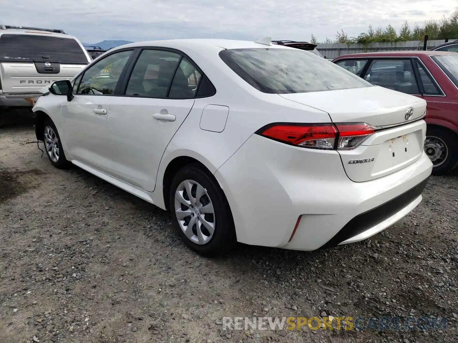 3 Photograph of a damaged car JTDEPRAE5LJ001725 TOYOTA COROLLA 2020