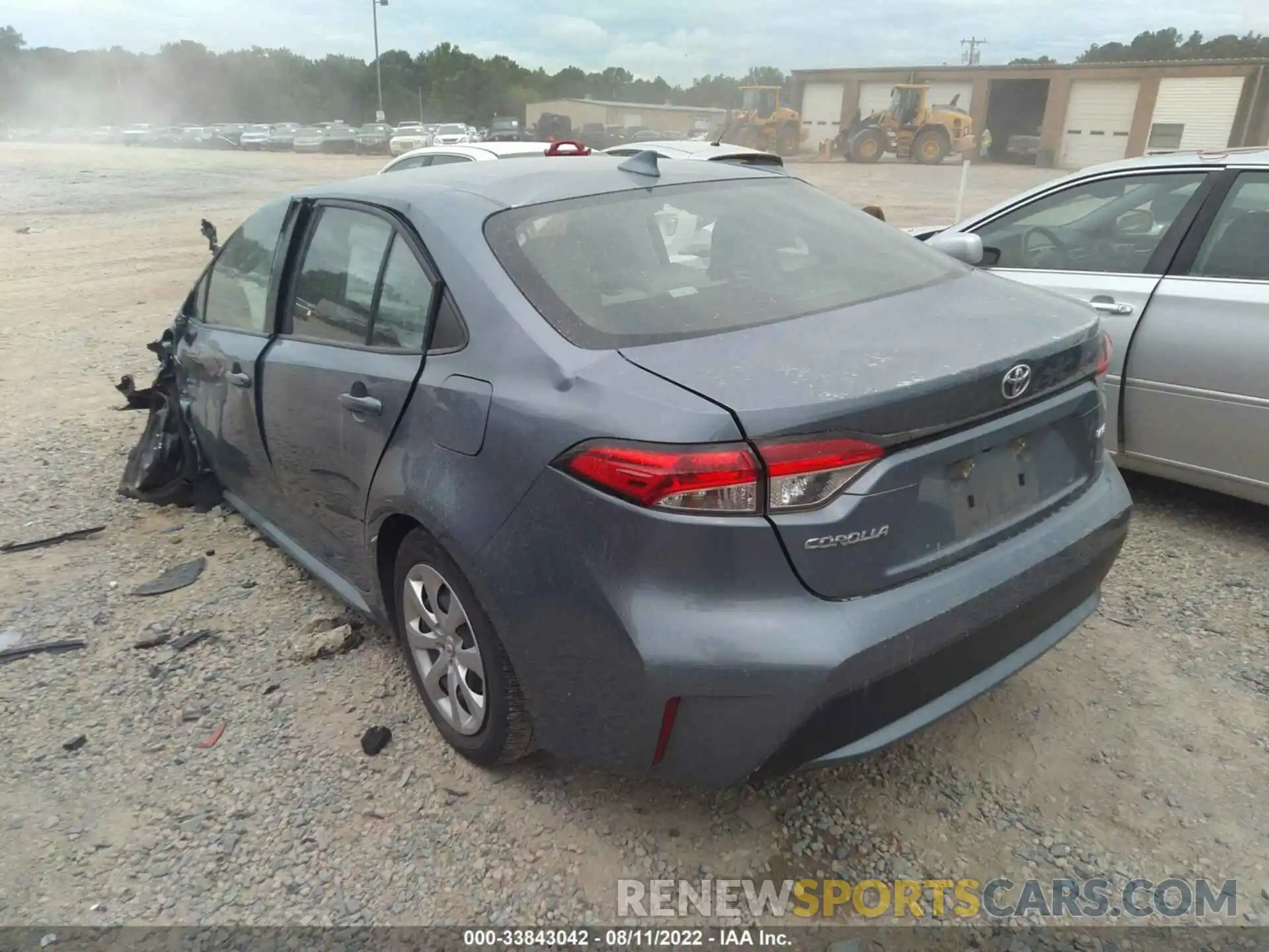 3 Photograph of a damaged car JTDEPRAE5LJ002194 TOYOTA COROLLA 2020