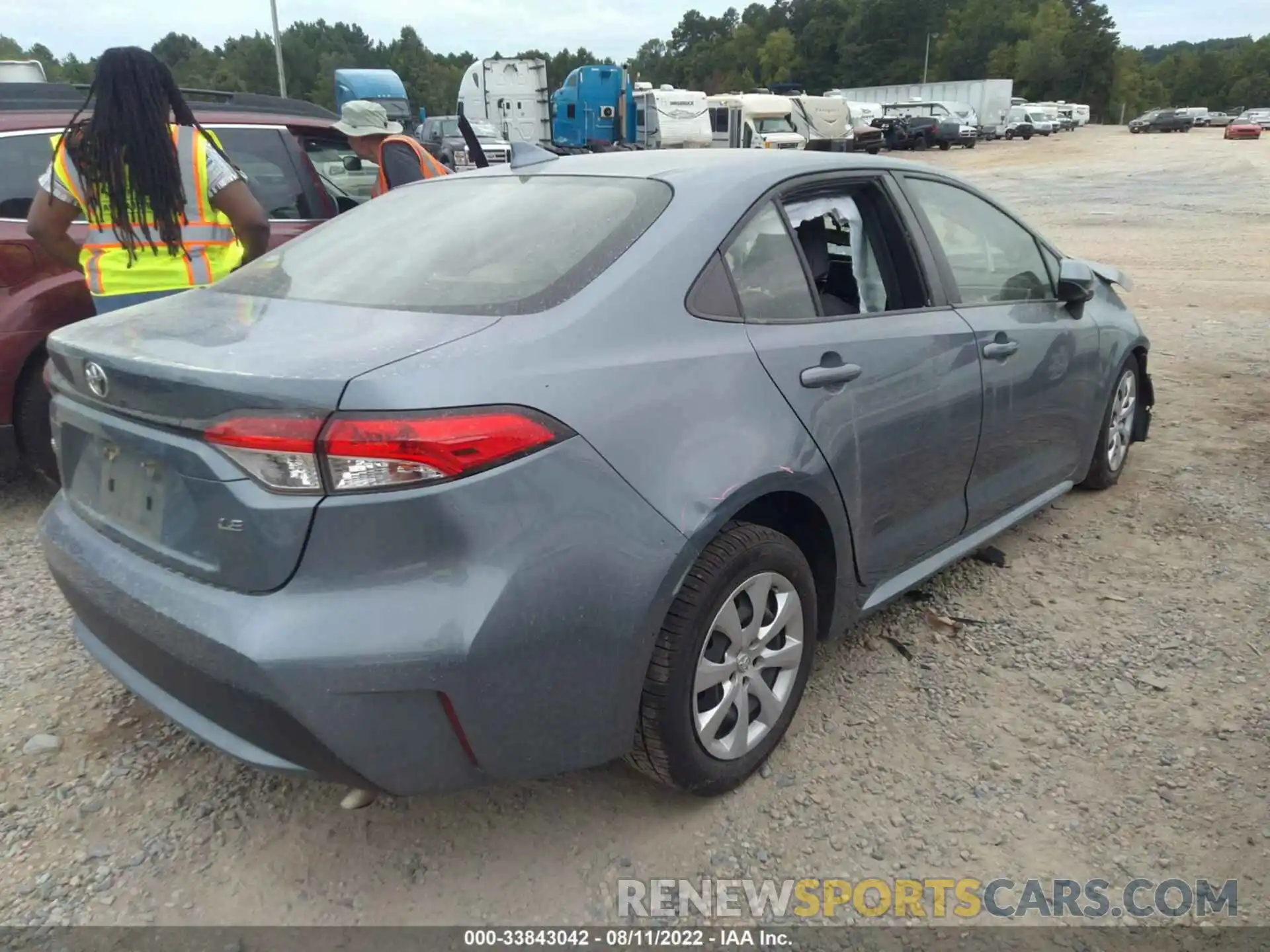 4 Photograph of a damaged car JTDEPRAE5LJ002194 TOYOTA COROLLA 2020