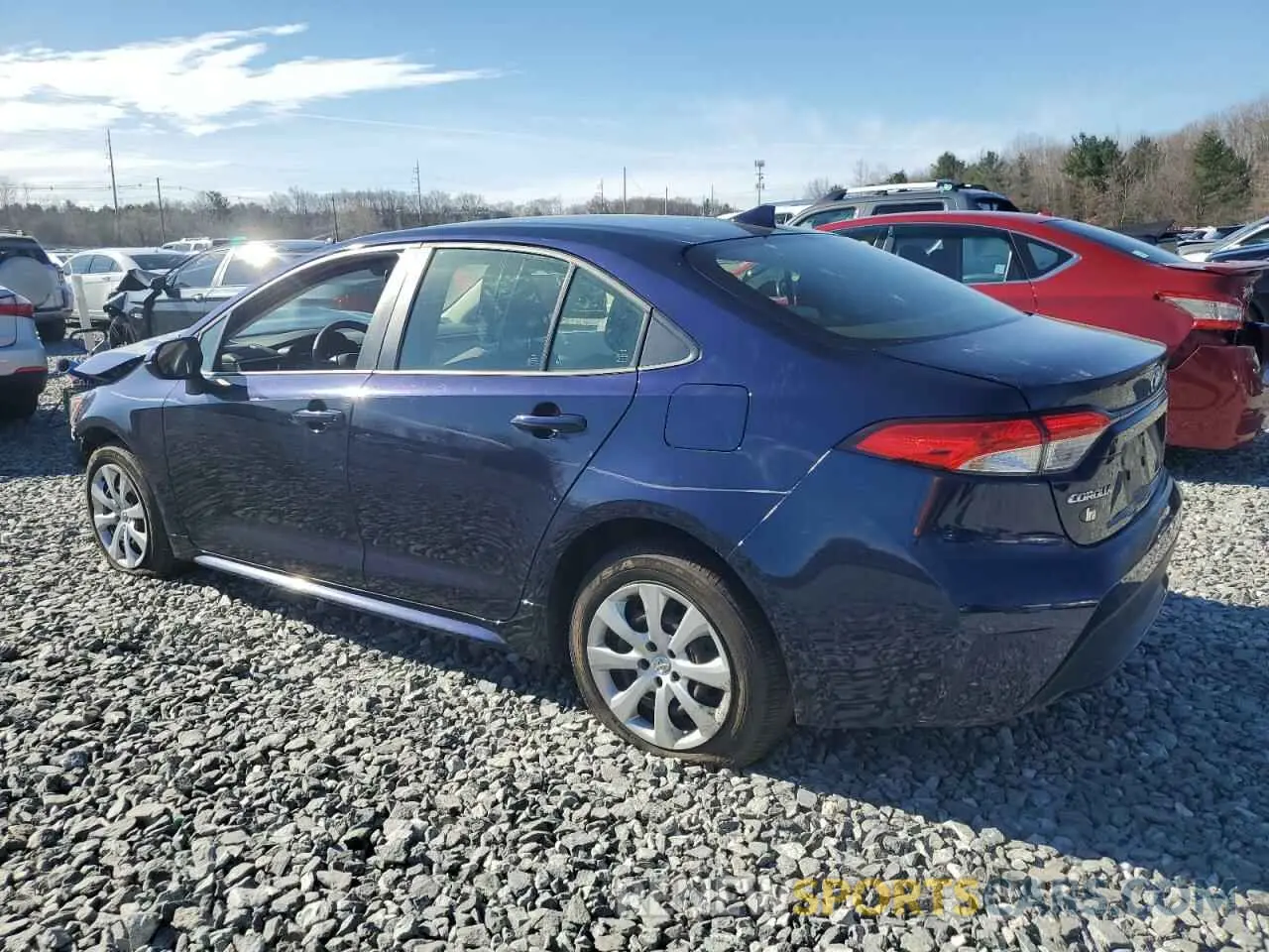 2 Photograph of a damaged car JTDEPRAE5LJ007086 TOYOTA COROLLA 2020