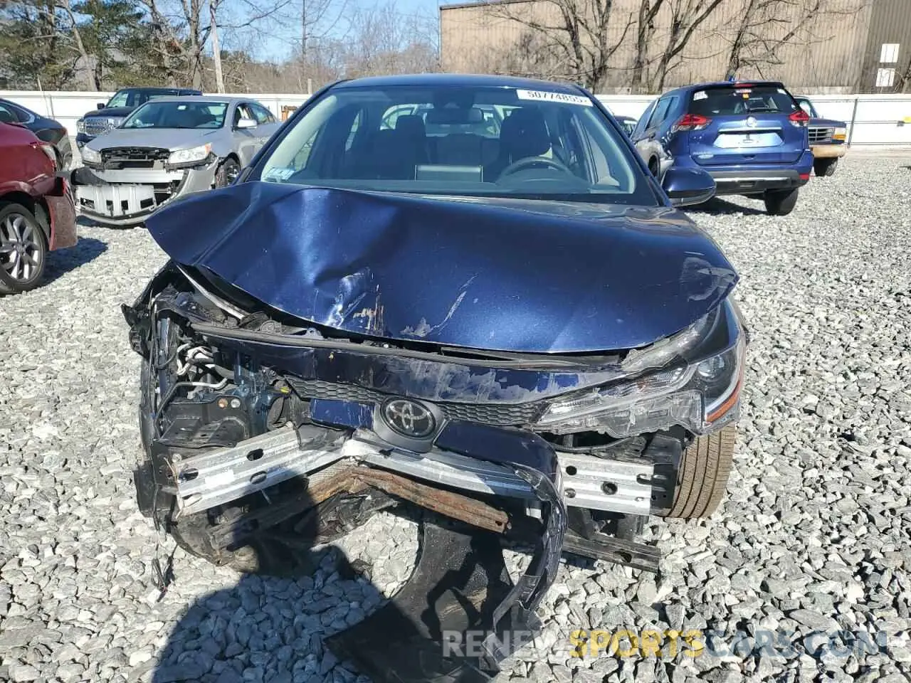 5 Photograph of a damaged car JTDEPRAE5LJ007086 TOYOTA COROLLA 2020
