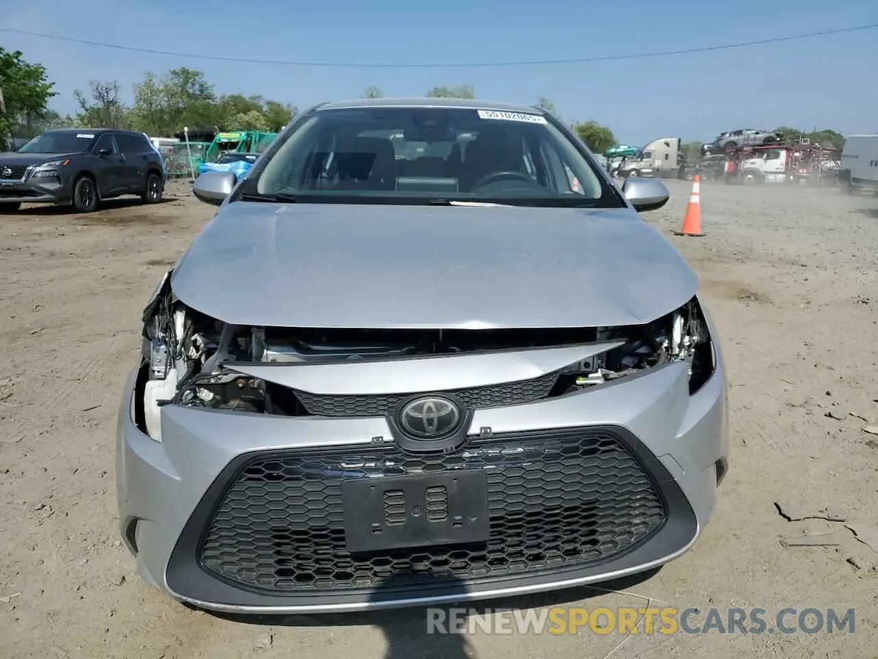 5 Photograph of a damaged car JTDEPRAE5LJ007184 TOYOTA COROLLA 2020