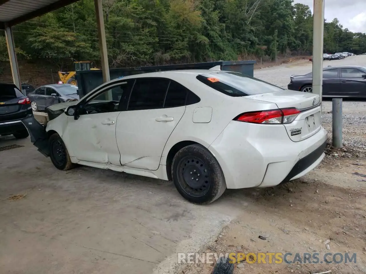 2 Photograph of a damaged car JTDEPRAE5LJ007279 TOYOTA COROLLA 2020