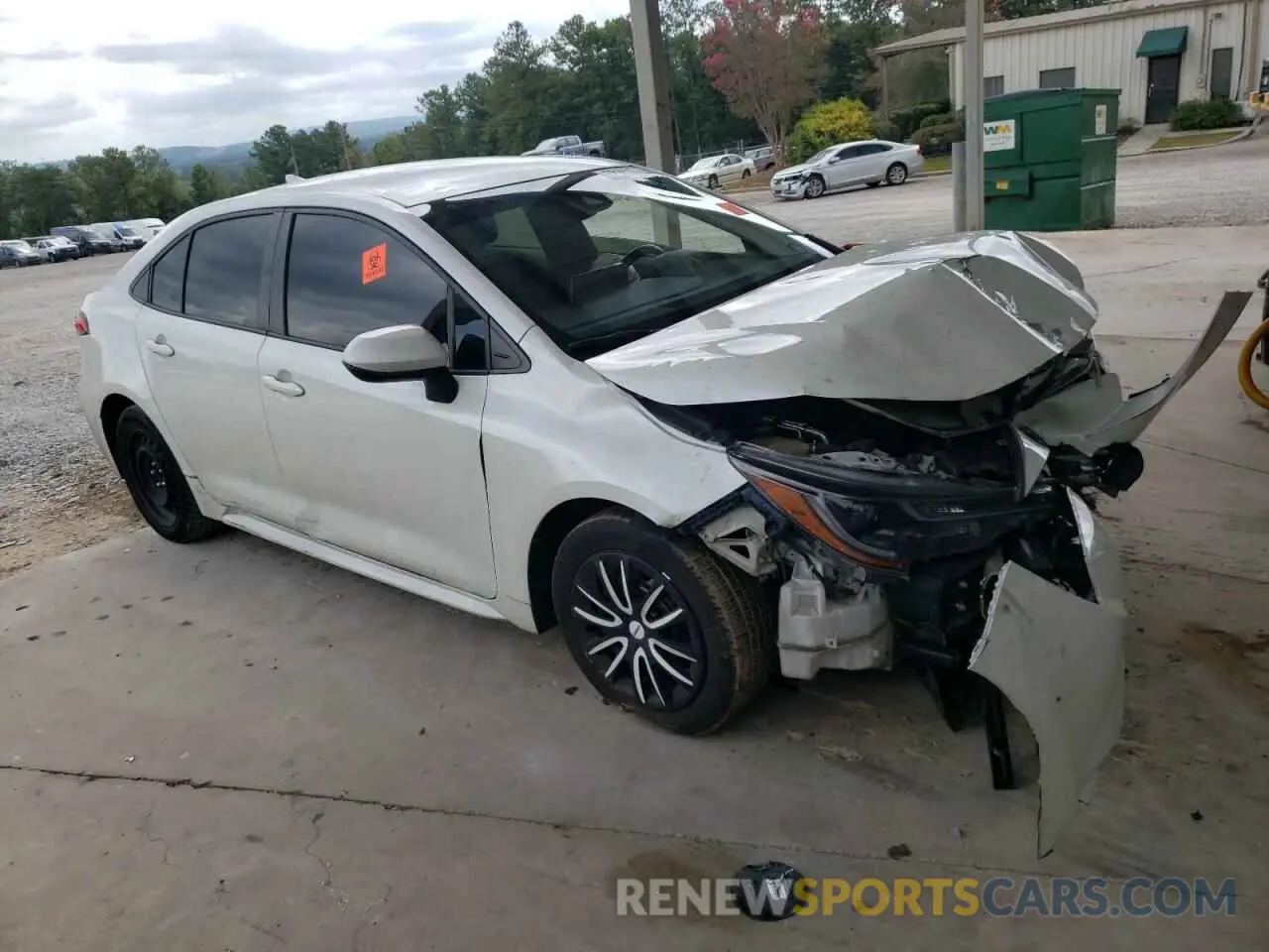 4 Photograph of a damaged car JTDEPRAE5LJ007279 TOYOTA COROLLA 2020