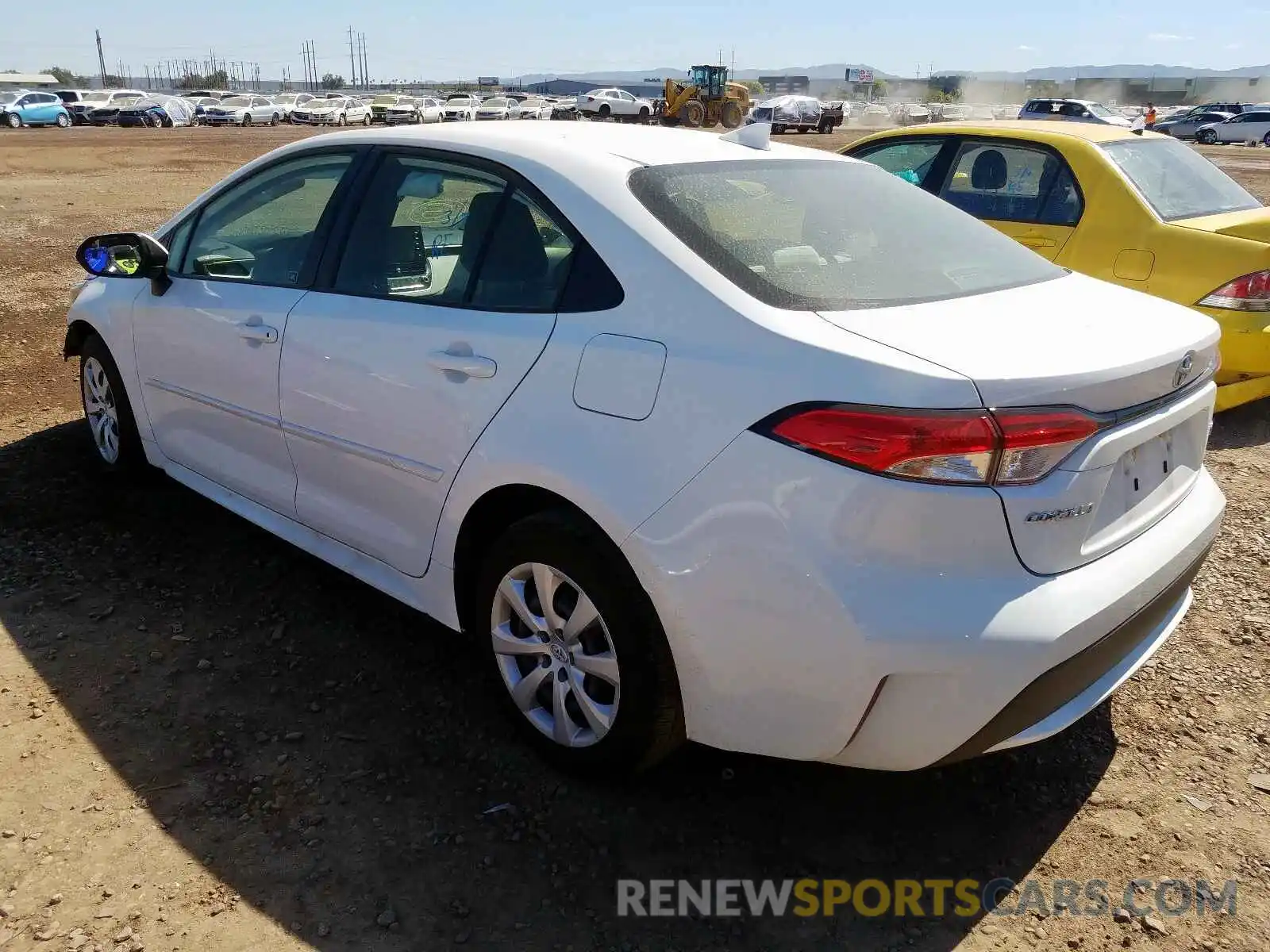 3 Photograph of a damaged car JTDEPRAE5LJ018749 TOYOTA COROLLA 2020