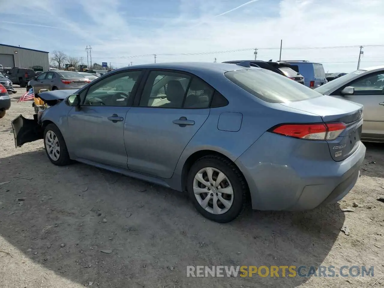 2 Photograph of a damaged car JTDEPRAE5LJ019397 TOYOTA COROLLA 2020