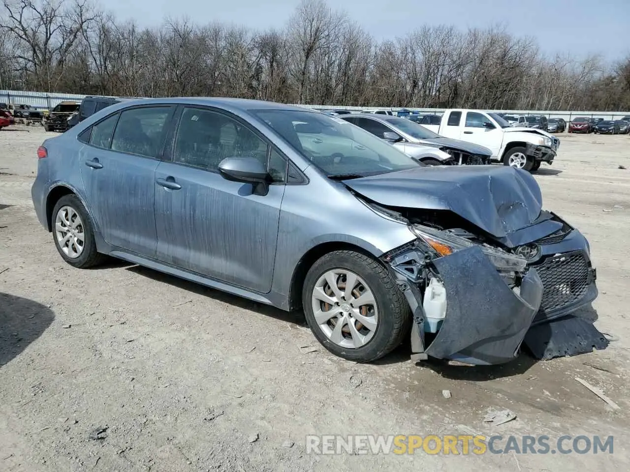 4 Photograph of a damaged car JTDEPRAE5LJ019397 TOYOTA COROLLA 2020