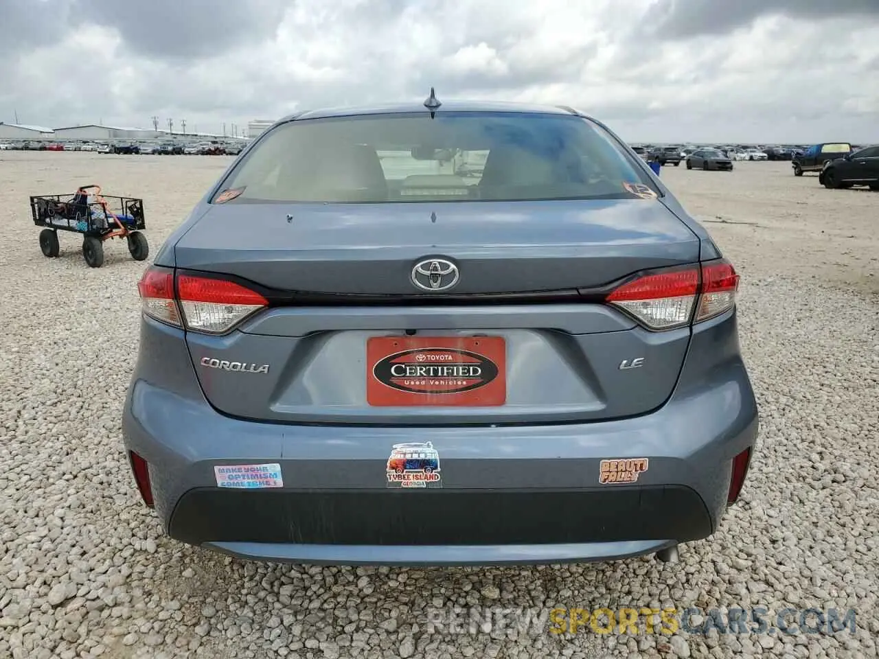 6 Photograph of a damaged car JTDEPRAE5LJ021666 TOYOTA COROLLA 2020