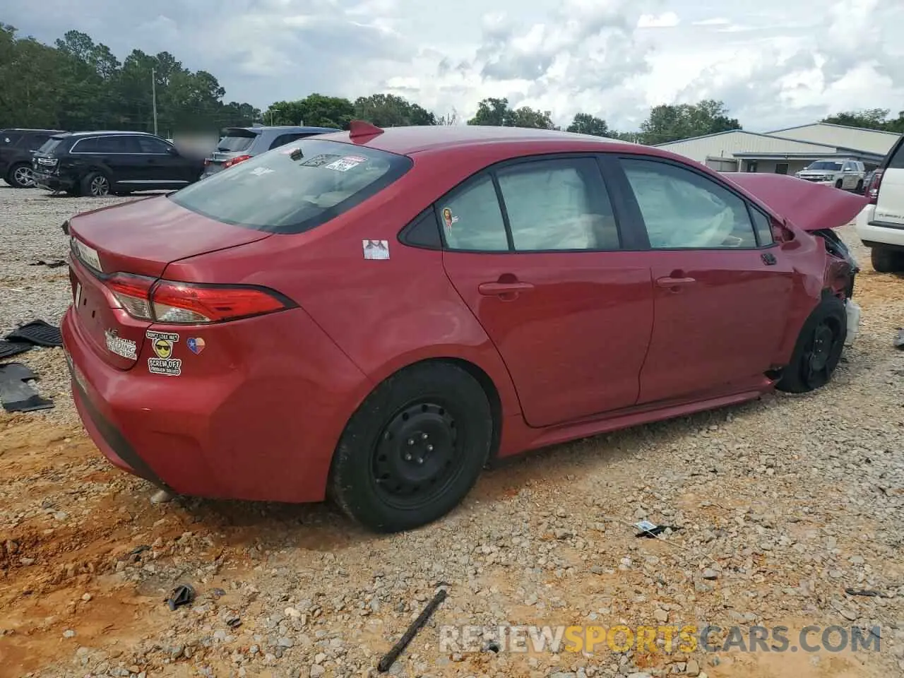 3 Photograph of a damaged car JTDEPRAE5LJ025314 TOYOTA COROLLA 2020