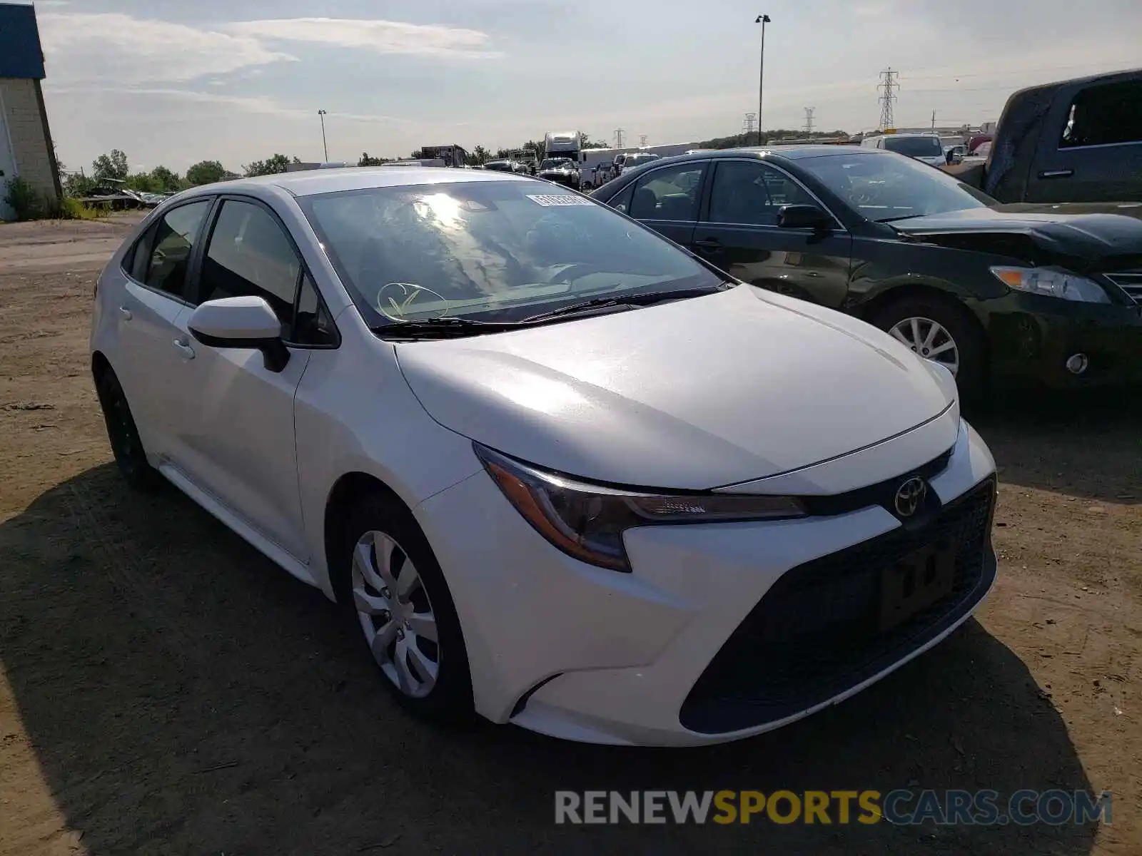 1 Photograph of a damaged car JTDEPRAE5LJ026690 TOYOTA COROLLA 2020