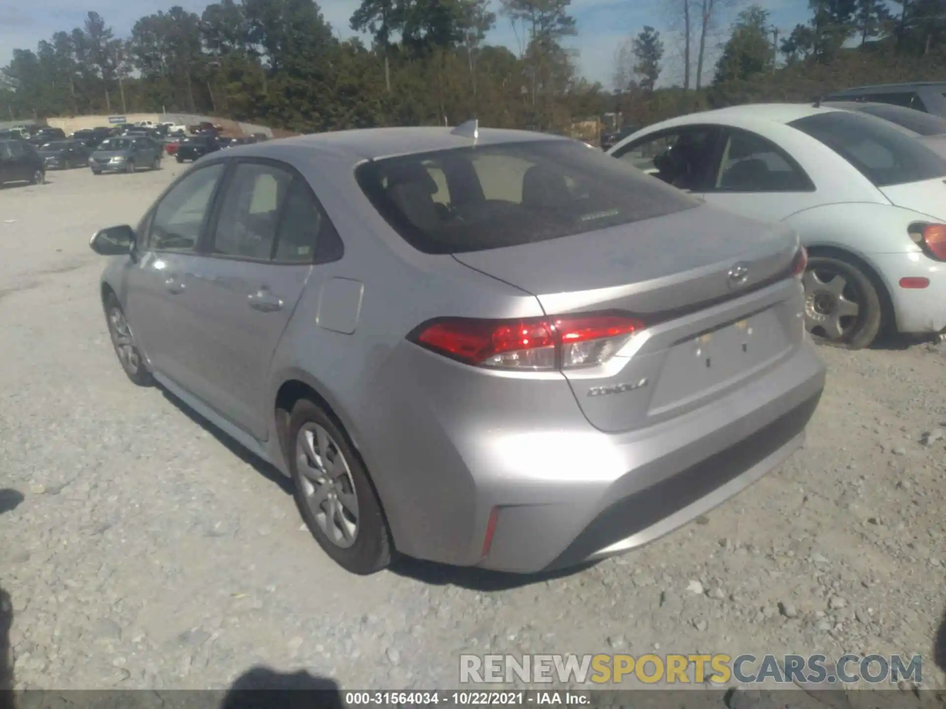 3 Photograph of a damaged car JTDEPRAE5LJ026754 TOYOTA COROLLA 2020