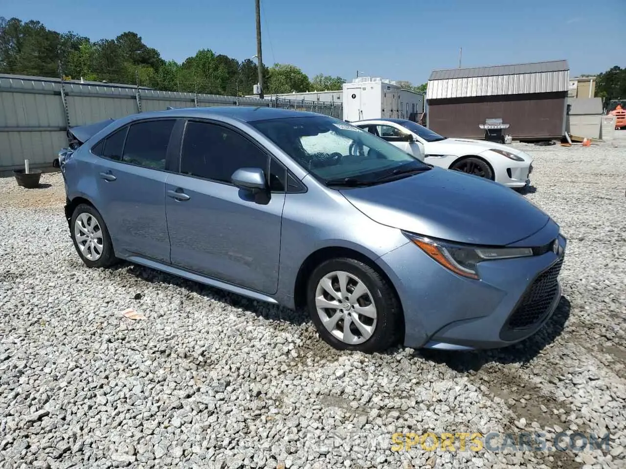 4 Photograph of a damaged car JTDEPRAE5LJ031355 TOYOTA COROLLA 2020