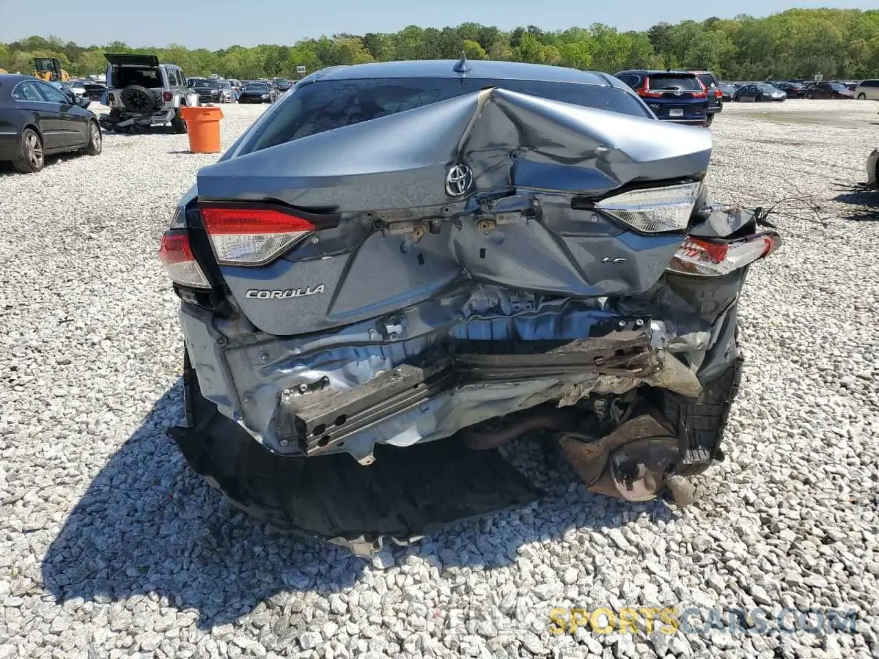 6 Photograph of a damaged car JTDEPRAE5LJ031355 TOYOTA COROLLA 2020