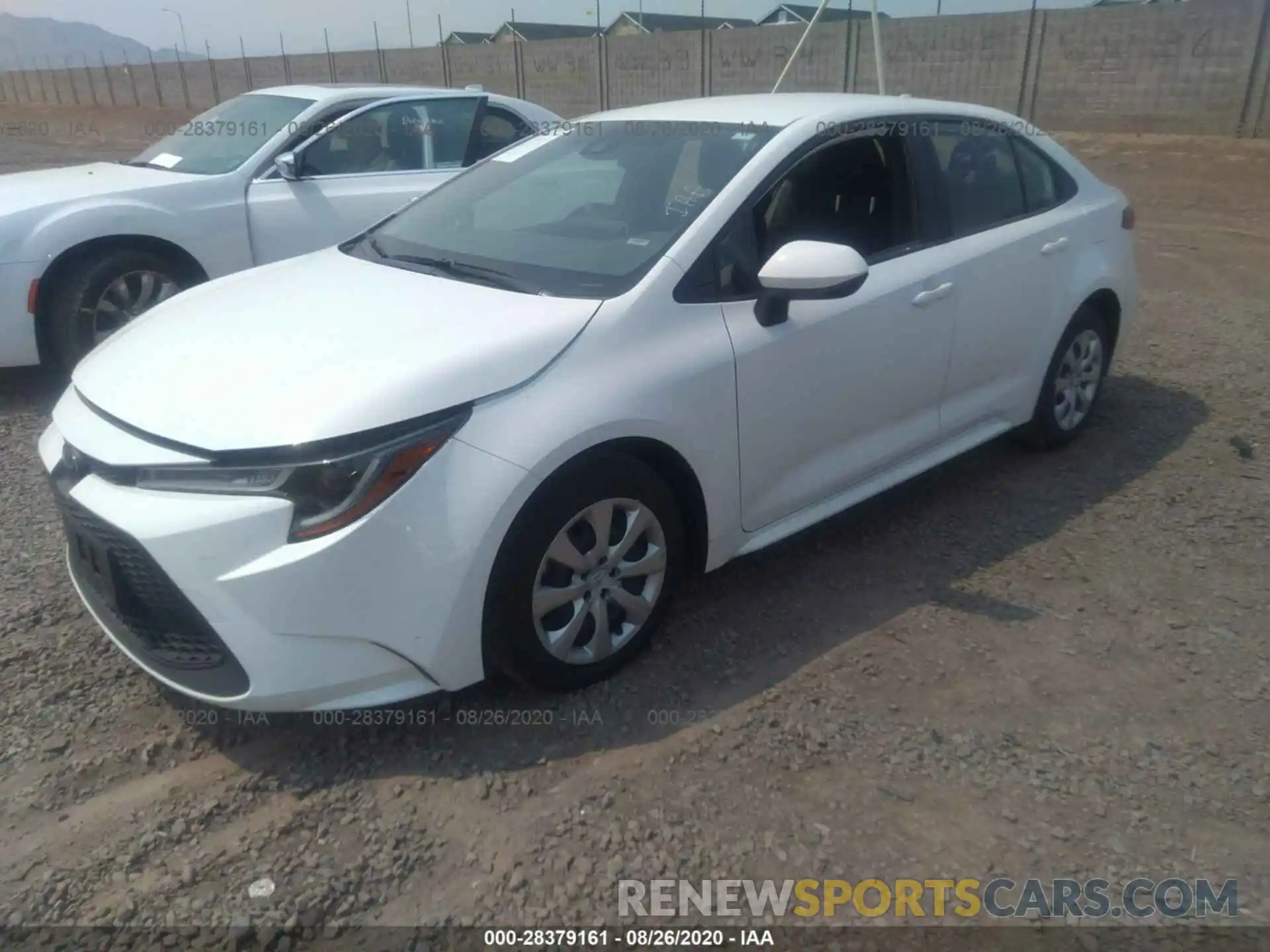 2 Photograph of a damaged car JTDEPRAE5LJ031534 TOYOTA COROLLA 2020