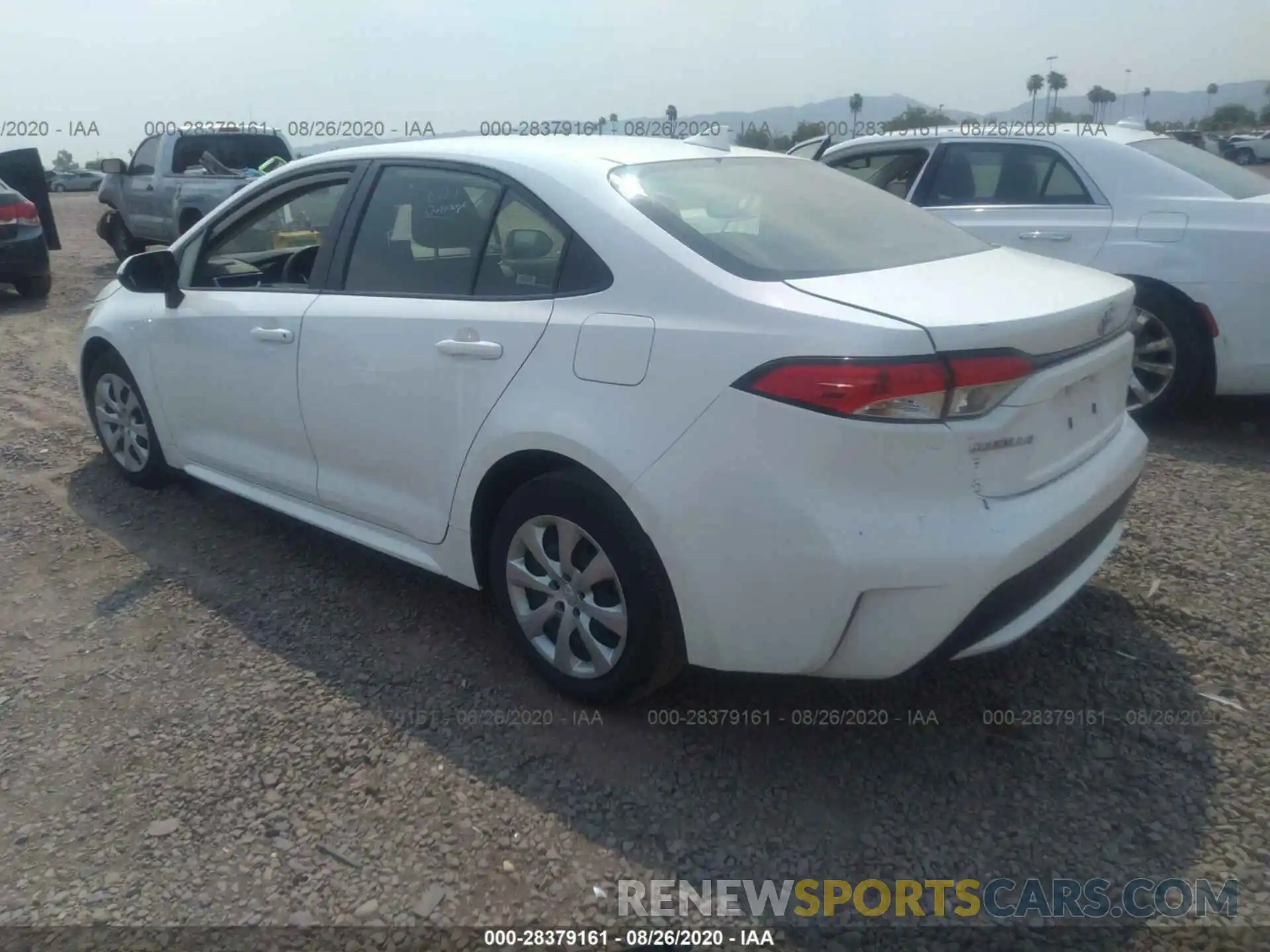 3 Photograph of a damaged car JTDEPRAE5LJ031534 TOYOTA COROLLA 2020