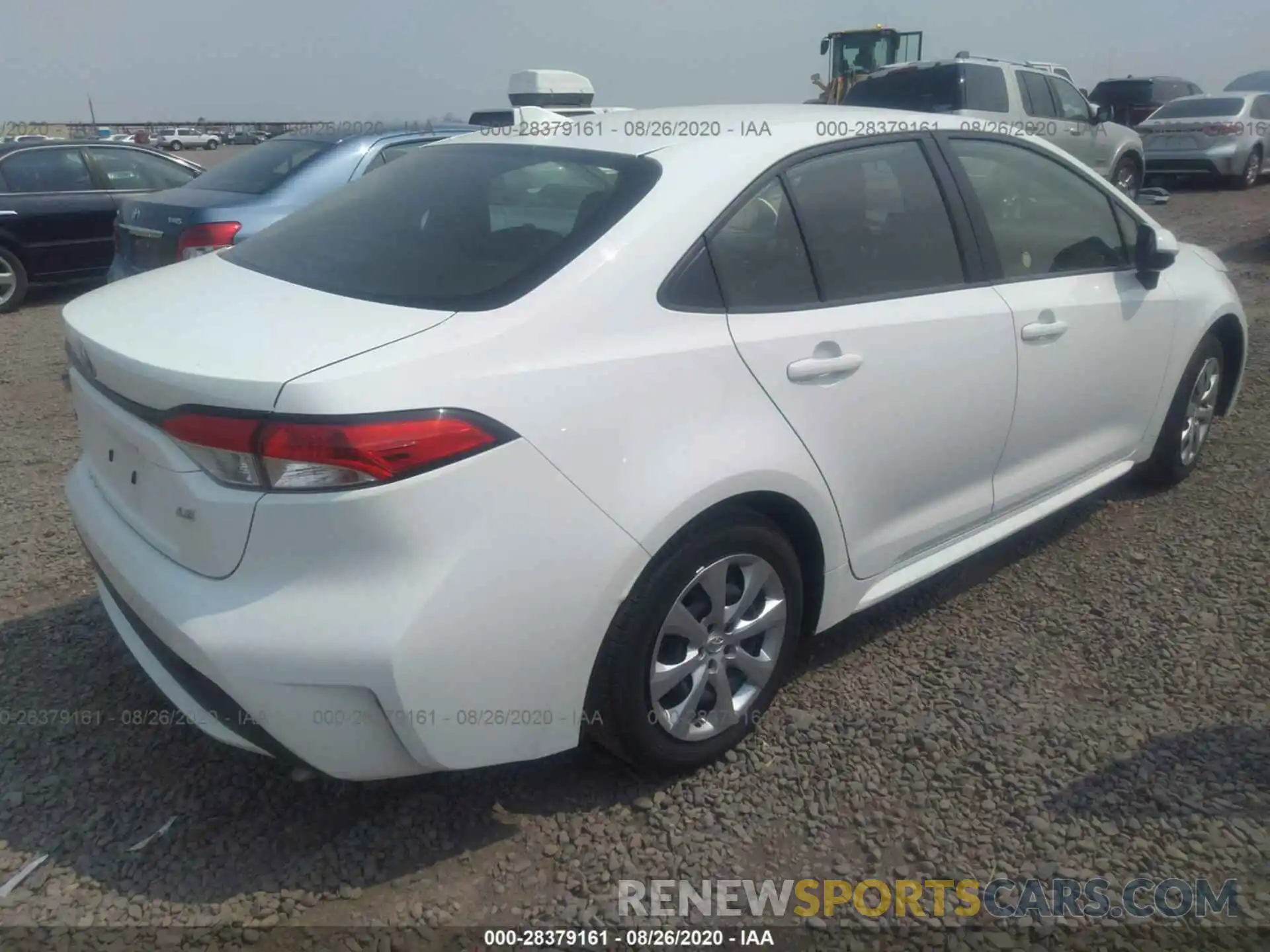 4 Photograph of a damaged car JTDEPRAE5LJ031534 TOYOTA COROLLA 2020