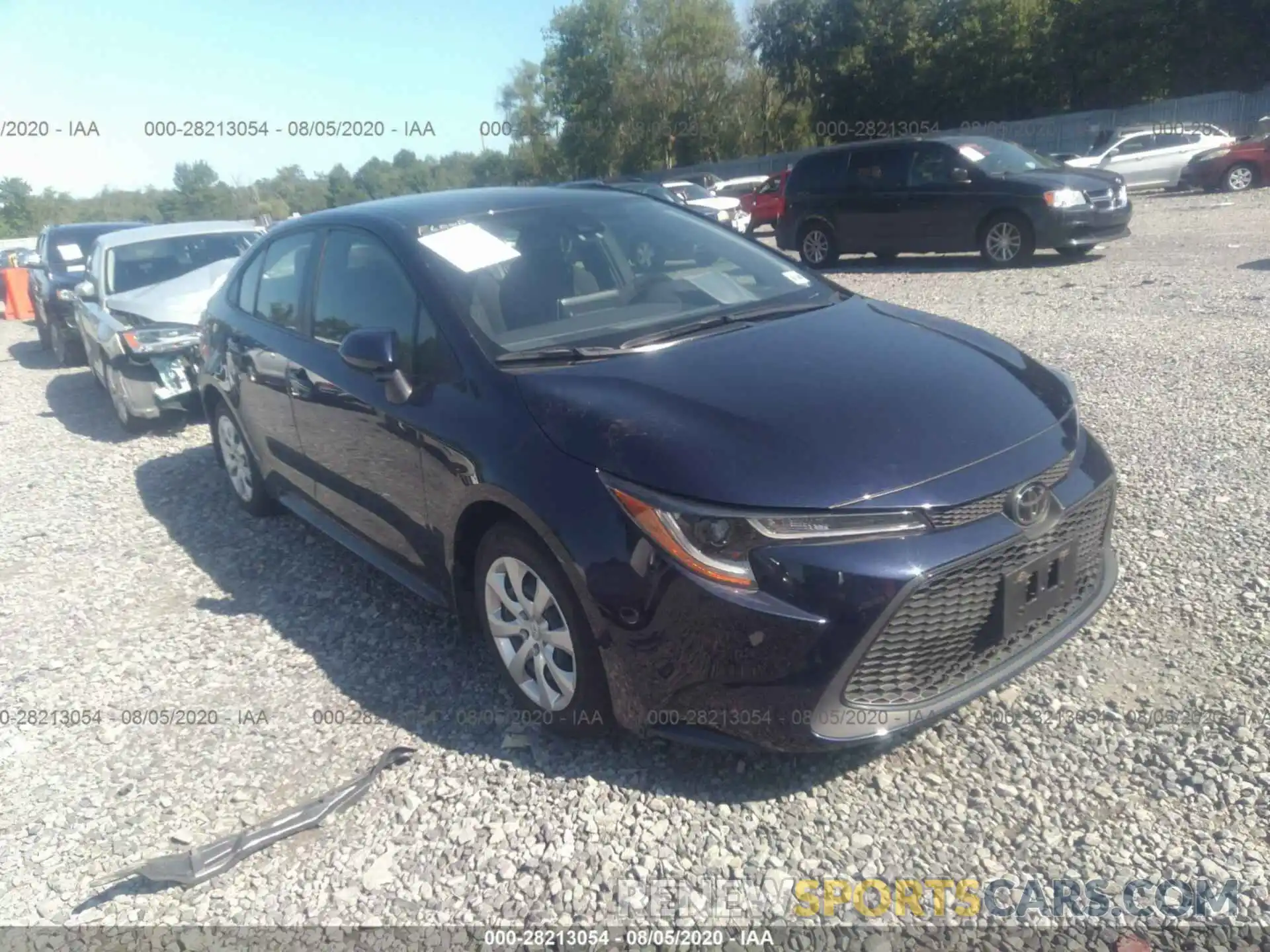 1 Photograph of a damaged car JTDEPRAE5LJ033834 TOYOTA COROLLA 2020