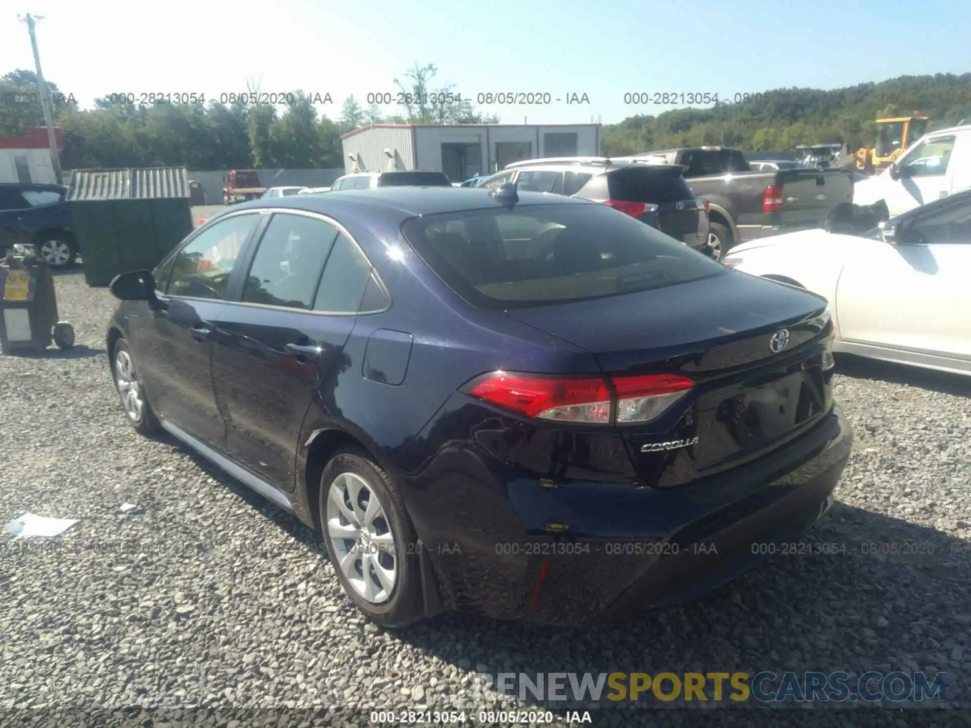 3 Photograph of a damaged car JTDEPRAE5LJ033834 TOYOTA COROLLA 2020