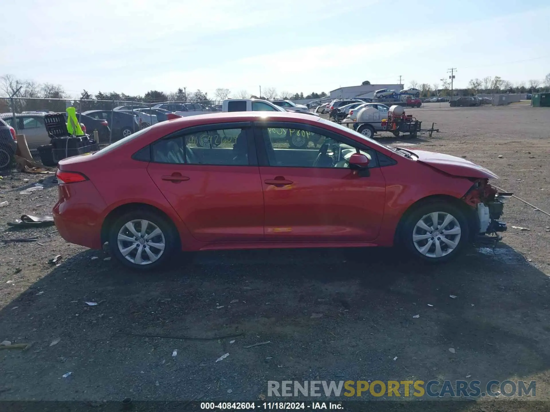 14 Photograph of a damaged car JTDEPRAE5LJ034059 TOYOTA COROLLA 2020