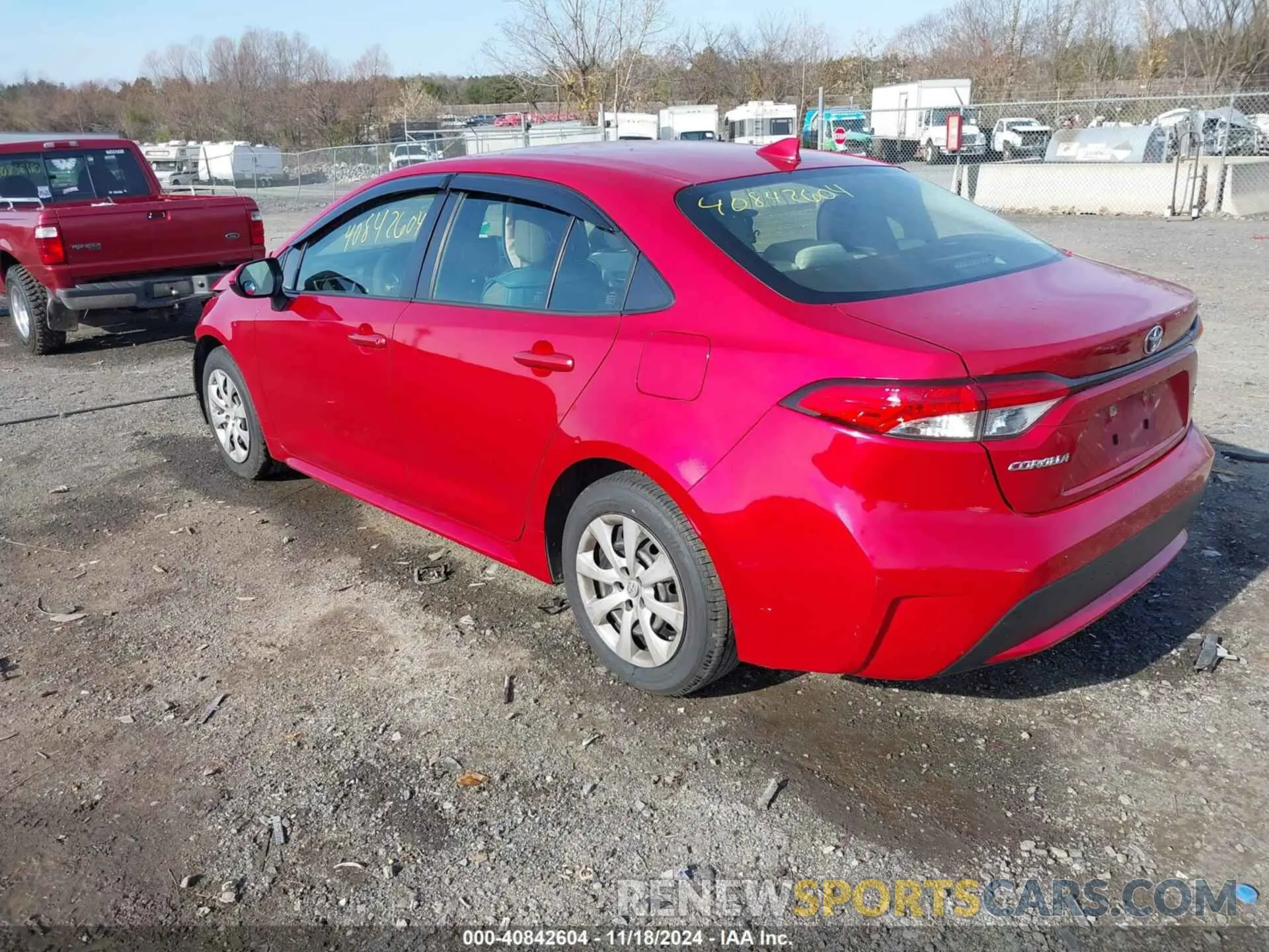 3 Photograph of a damaged car JTDEPRAE5LJ034059 TOYOTA COROLLA 2020