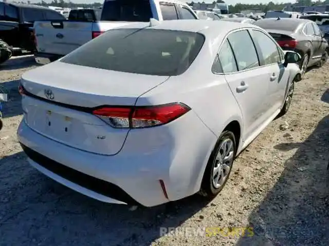 4 Photograph of a damaged car JTDEPRAE5LJ034868 TOYOTA COROLLA 2020