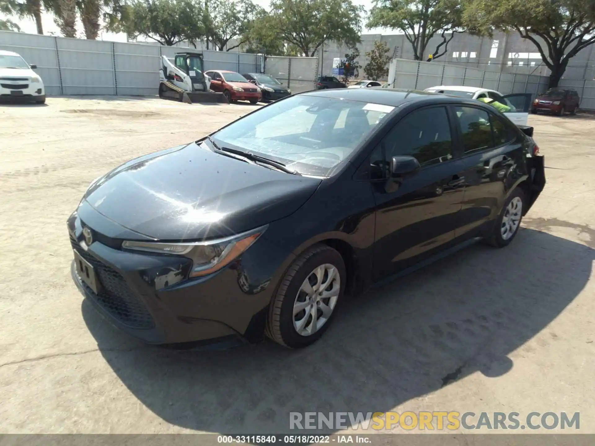 2 Photograph of a damaged car JTDEPRAE5LJ036989 TOYOTA COROLLA 2020