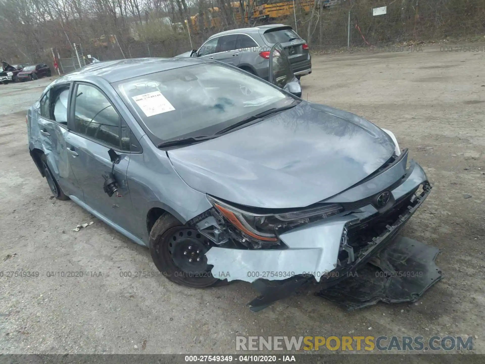 1 Photograph of a damaged car JTDEPRAE5LJ042047 TOYOTA COROLLA 2020