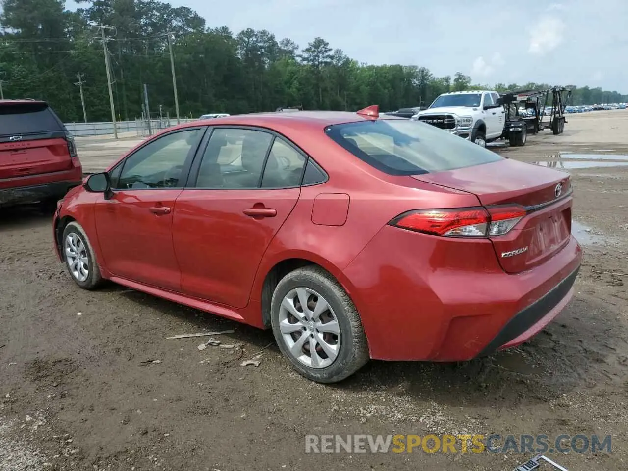 2 Photograph of a damaged car JTDEPRAE5LJ043022 TOYOTA COROLLA 2020