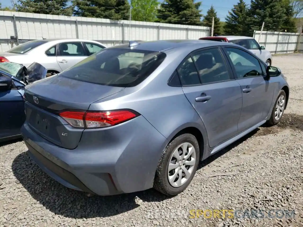 4 Photograph of a damaged car JTDEPRAE5LJ043084 TOYOTA COROLLA 2020