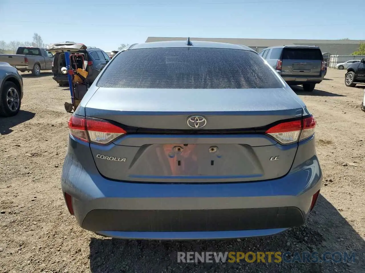 6 Photograph of a damaged car JTDEPRAE5LJ043361 TOYOTA COROLLA 2020