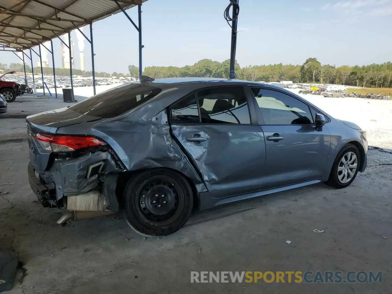 3 Photograph of a damaged car JTDEPRAE5LJ047622 TOYOTA COROLLA 2020