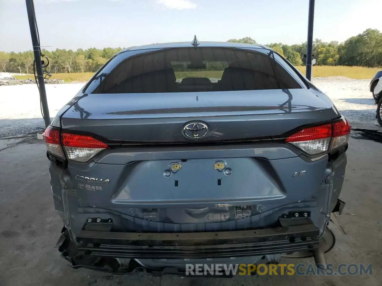 6 Photograph of a damaged car JTDEPRAE5LJ047622 TOYOTA COROLLA 2020