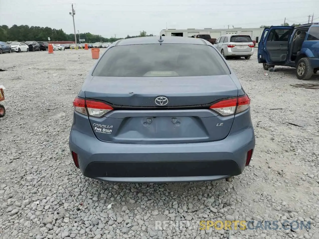 6 Photograph of a damaged car JTDEPRAE5LJ048530 TOYOTA COROLLA 2020
