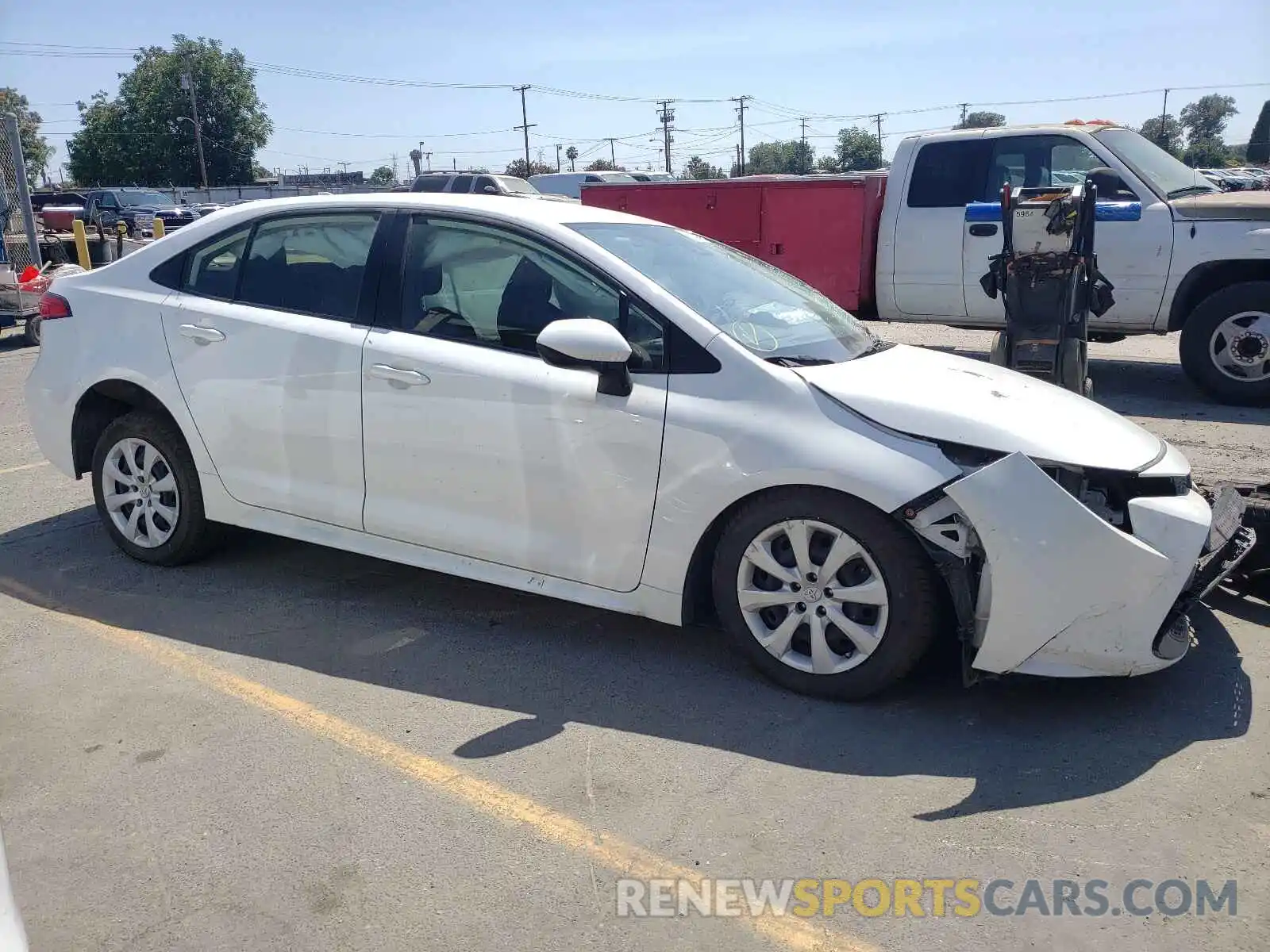 10 Photograph of a damaged car JTDEPRAE5LJ051766 TOYOTA COROLLA 2020