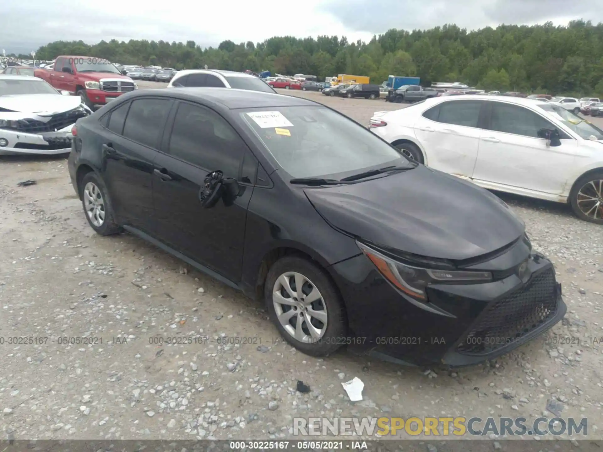 1 Photograph of a damaged car JTDEPRAE5LJ053114 TOYOTA COROLLA 2020