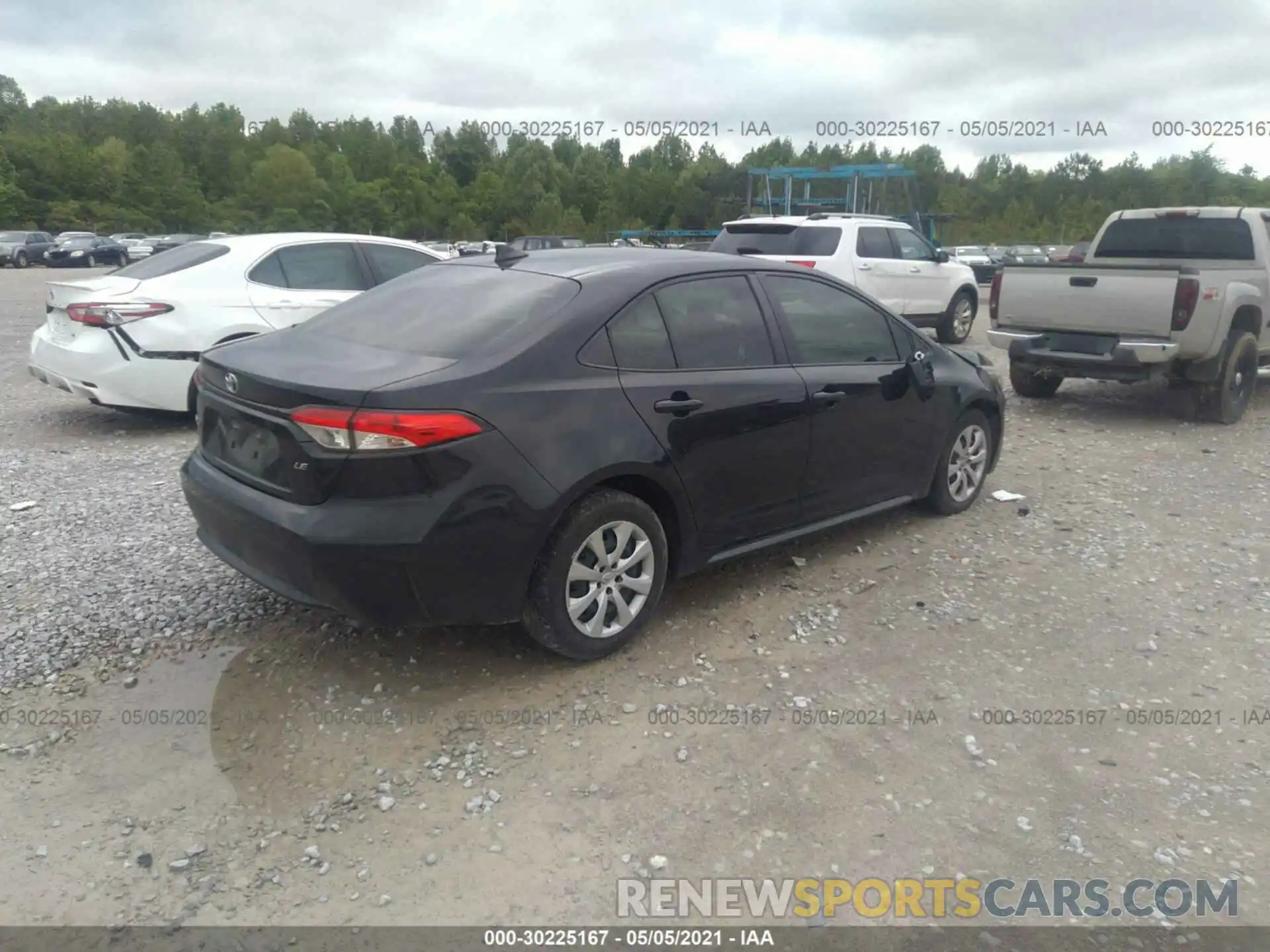 4 Photograph of a damaged car JTDEPRAE5LJ053114 TOYOTA COROLLA 2020