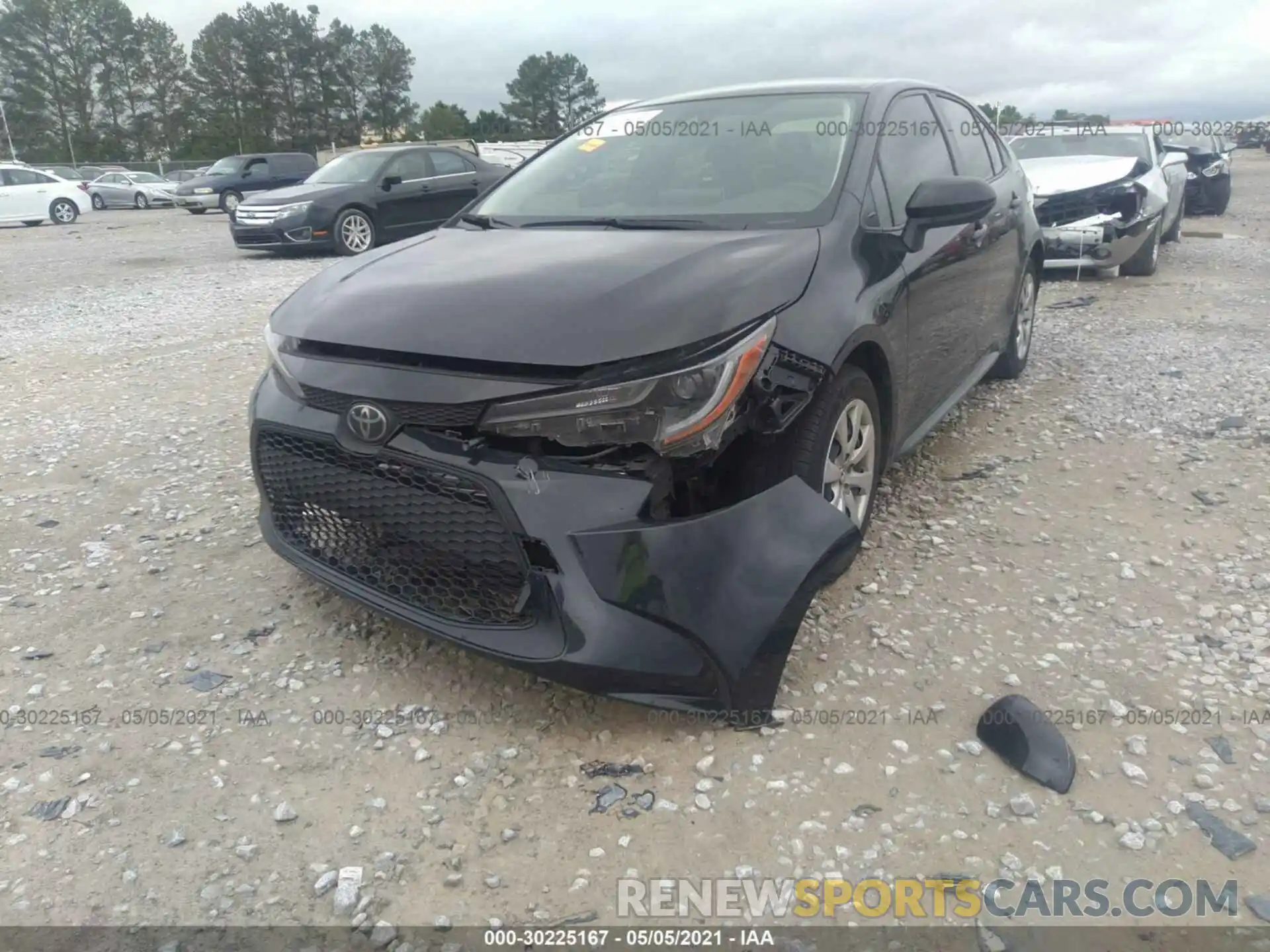 6 Photograph of a damaged car JTDEPRAE5LJ053114 TOYOTA COROLLA 2020