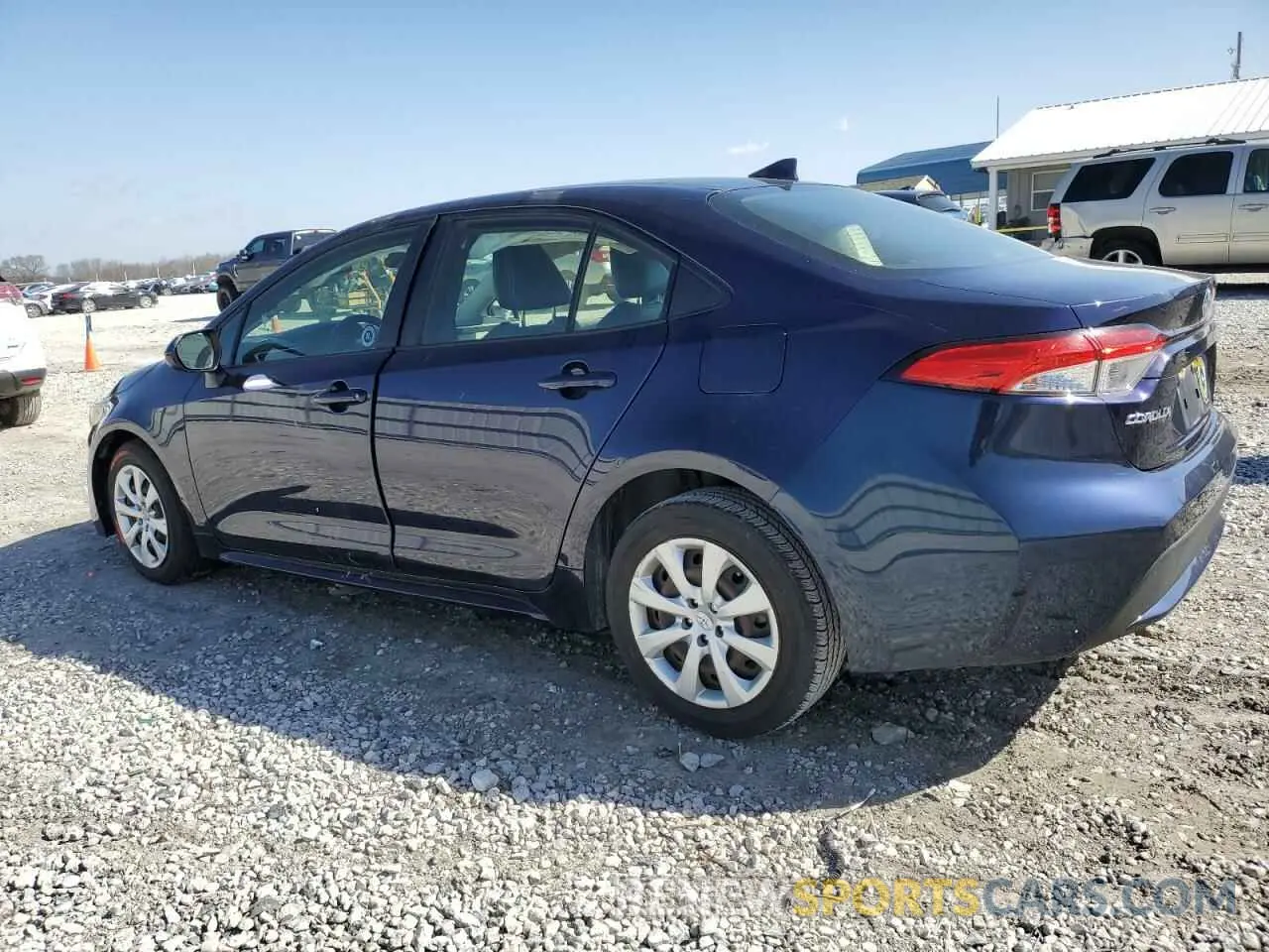 2 Photograph of a damaged car JTDEPRAE5LJ054358 TOYOTA COROLLA 2020