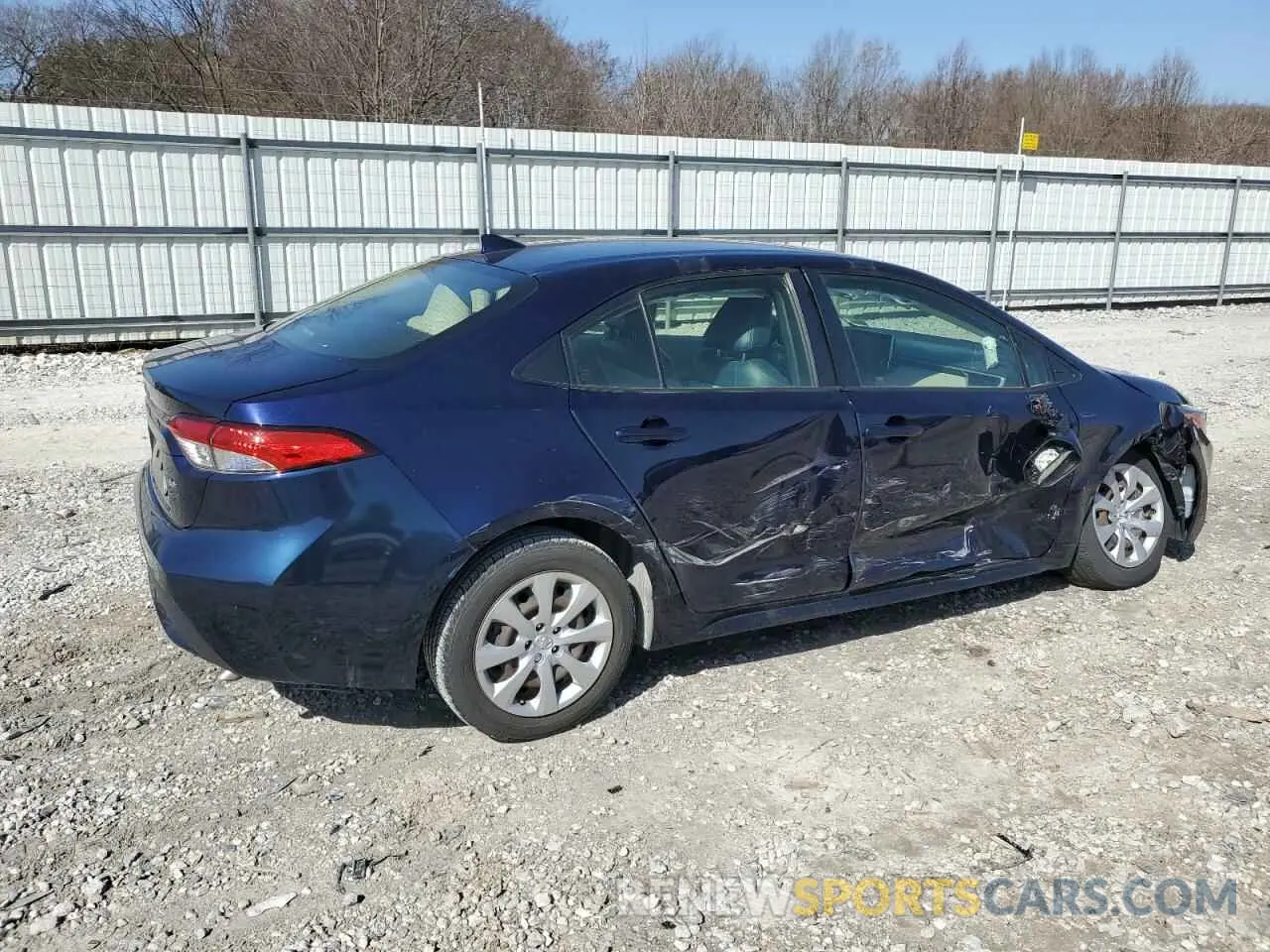 3 Photograph of a damaged car JTDEPRAE5LJ054358 TOYOTA COROLLA 2020