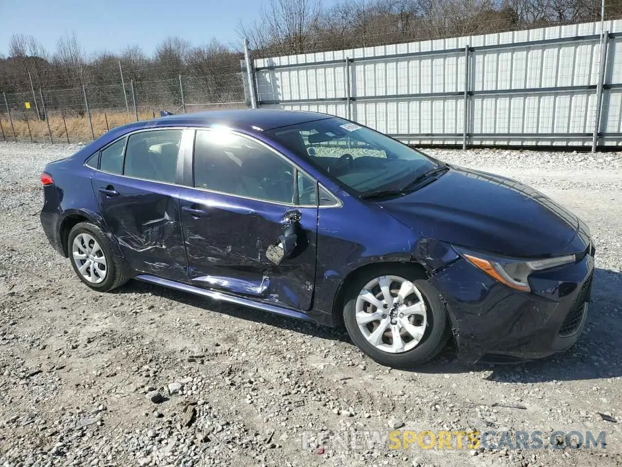 4 Photograph of a damaged car JTDEPRAE5LJ054358 TOYOTA COROLLA 2020