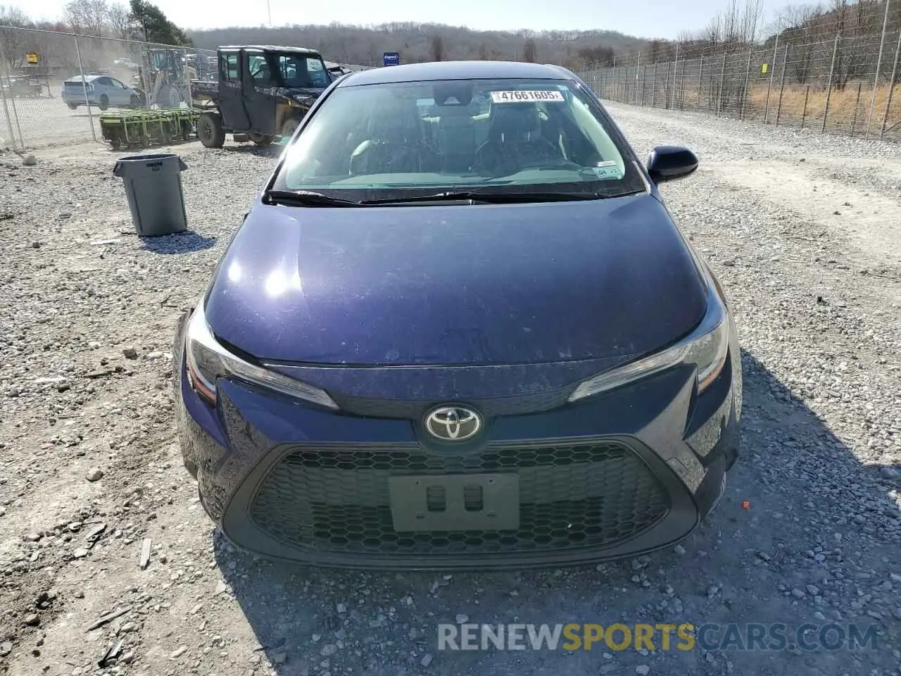 5 Photograph of a damaged car JTDEPRAE5LJ054358 TOYOTA COROLLA 2020