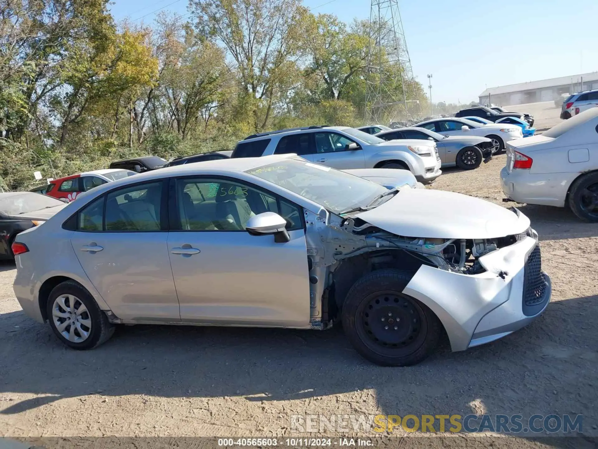 14 Photograph of a damaged car JTDEPRAE5LJ056949 TOYOTA COROLLA 2020
