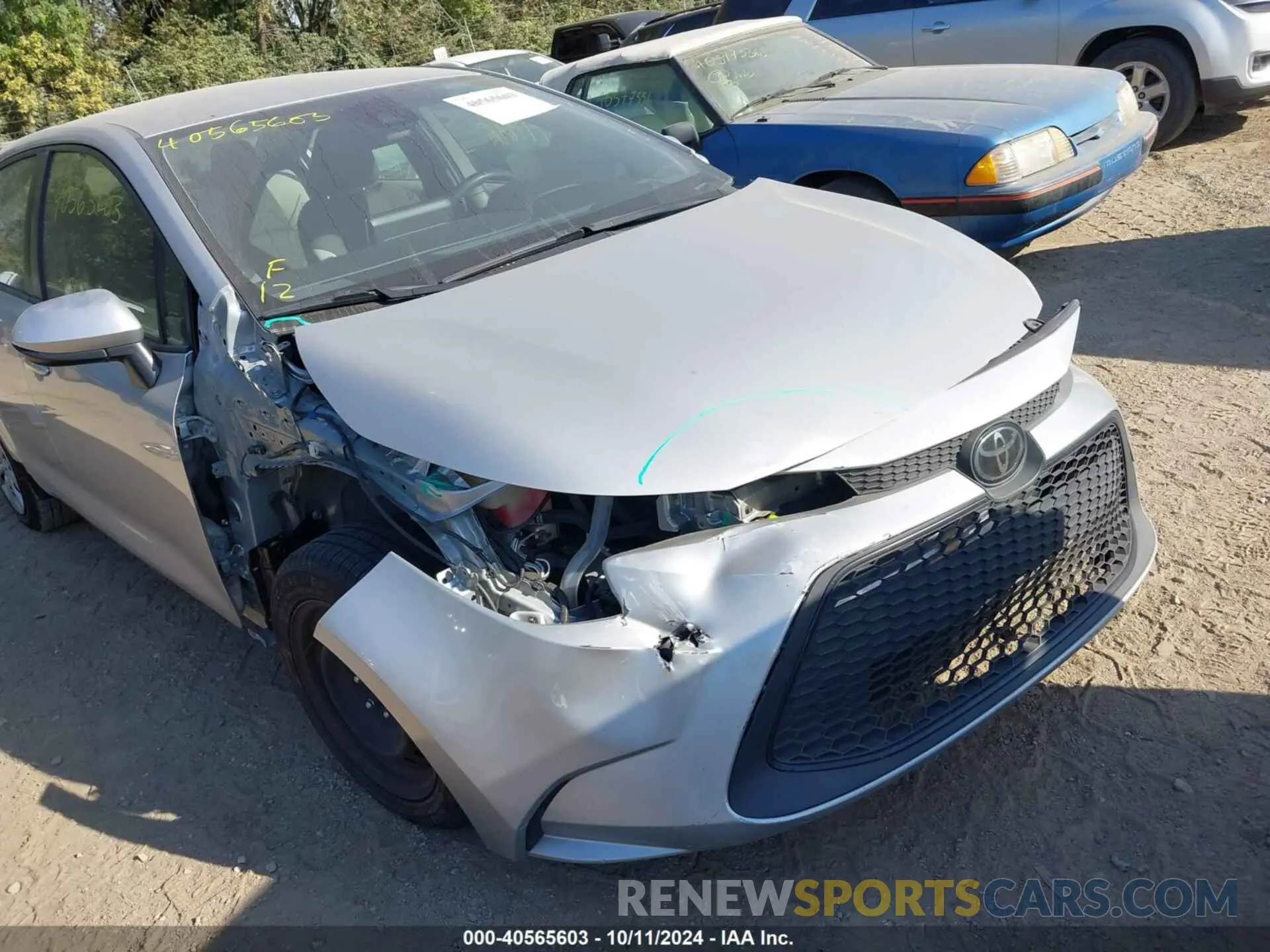 6 Photograph of a damaged car JTDEPRAE5LJ056949 TOYOTA COROLLA 2020