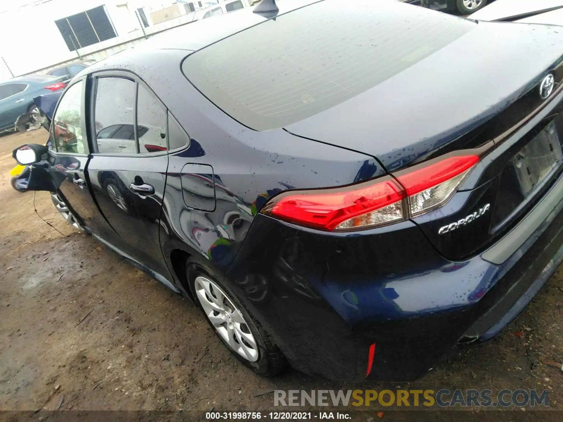 3 Photograph of a damaged car JTDEPRAE5LJ058345 TOYOTA COROLLA 2020