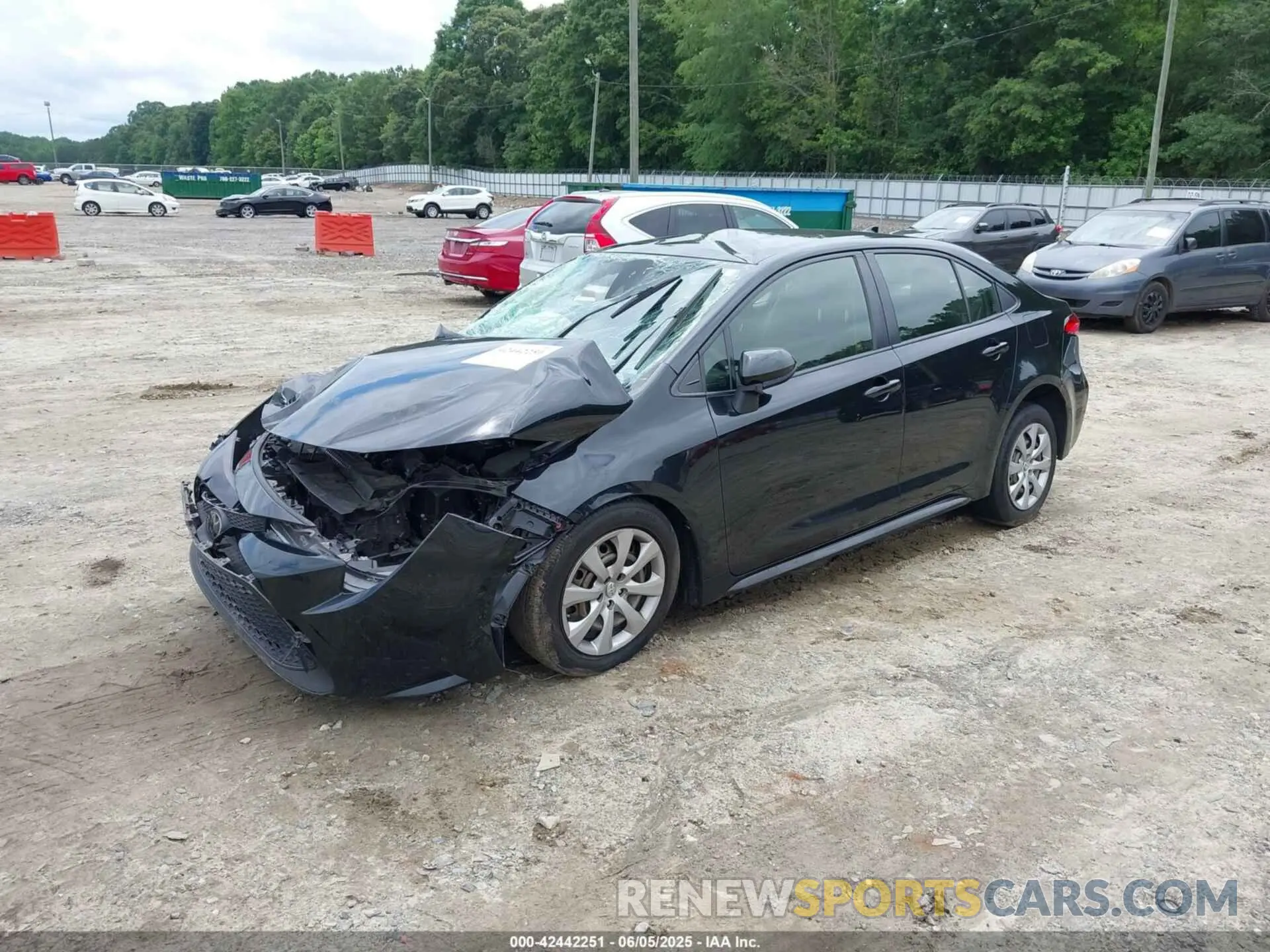 2 Photograph of a damaged car JTDEPRAE5LJ059267 TOYOTA COROLLA 2020