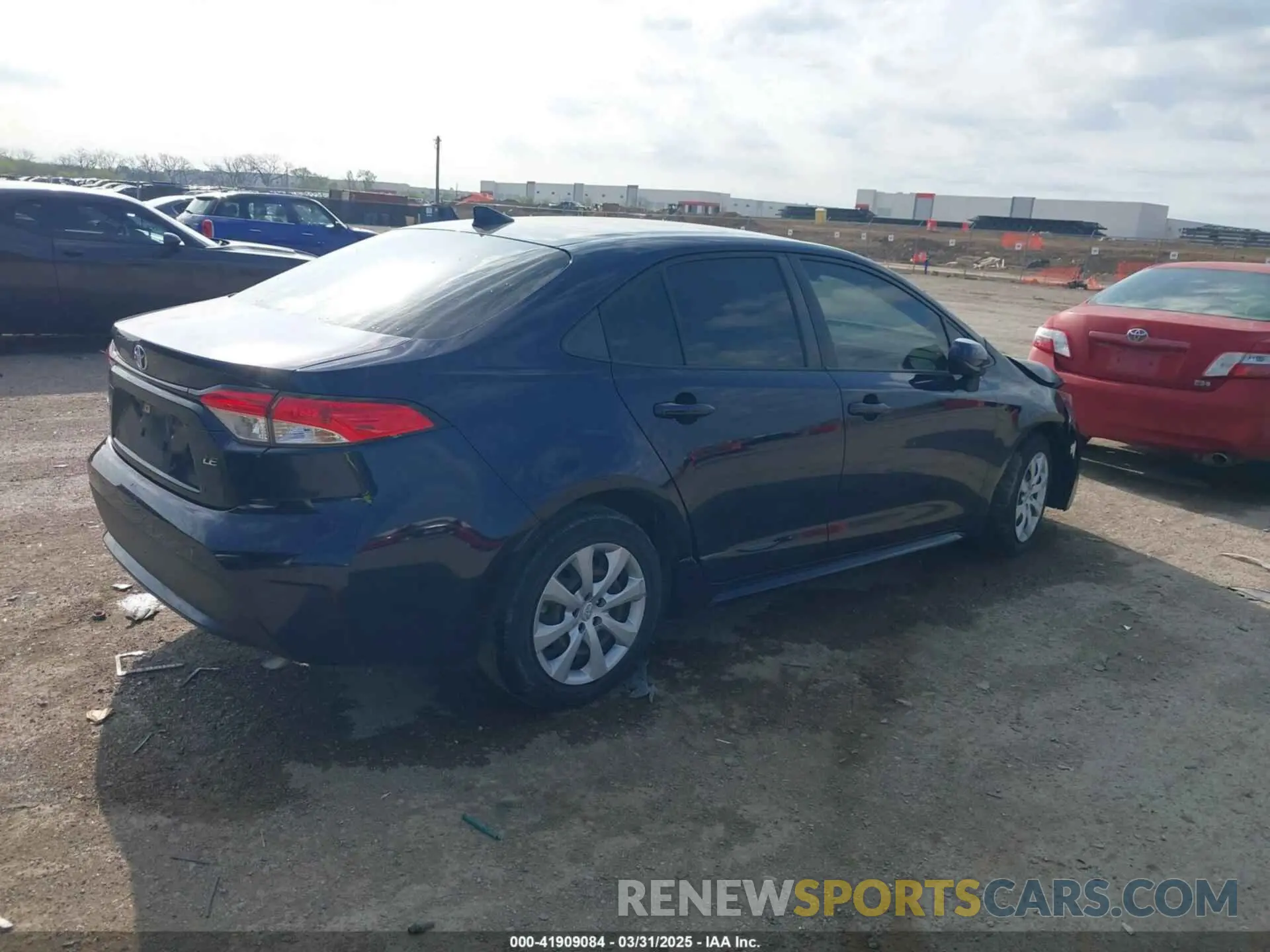 4 Photograph of a damaged car JTDEPRAE5LJ060953 TOYOTA COROLLA 2020